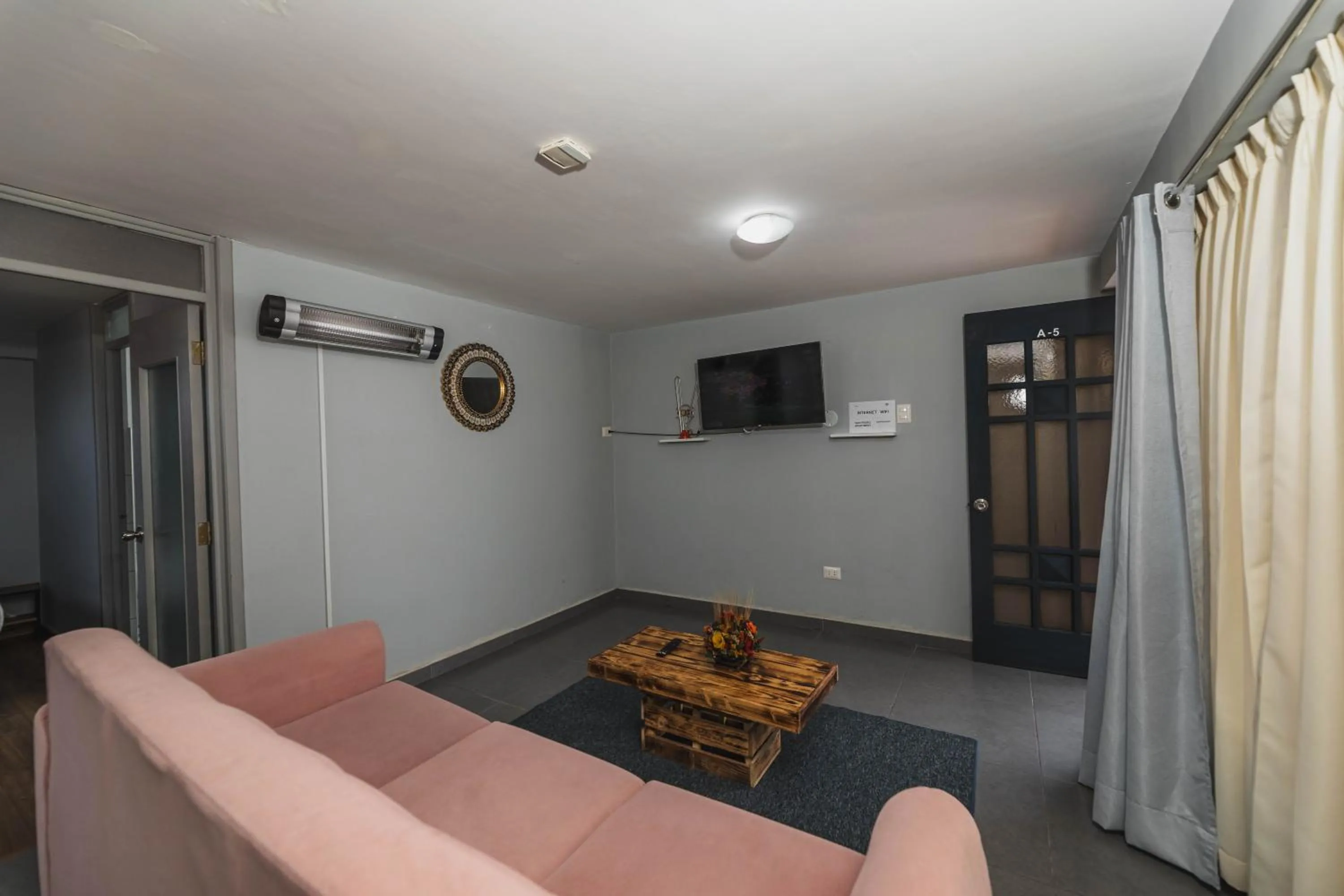 Living room in San Pedro Apartments