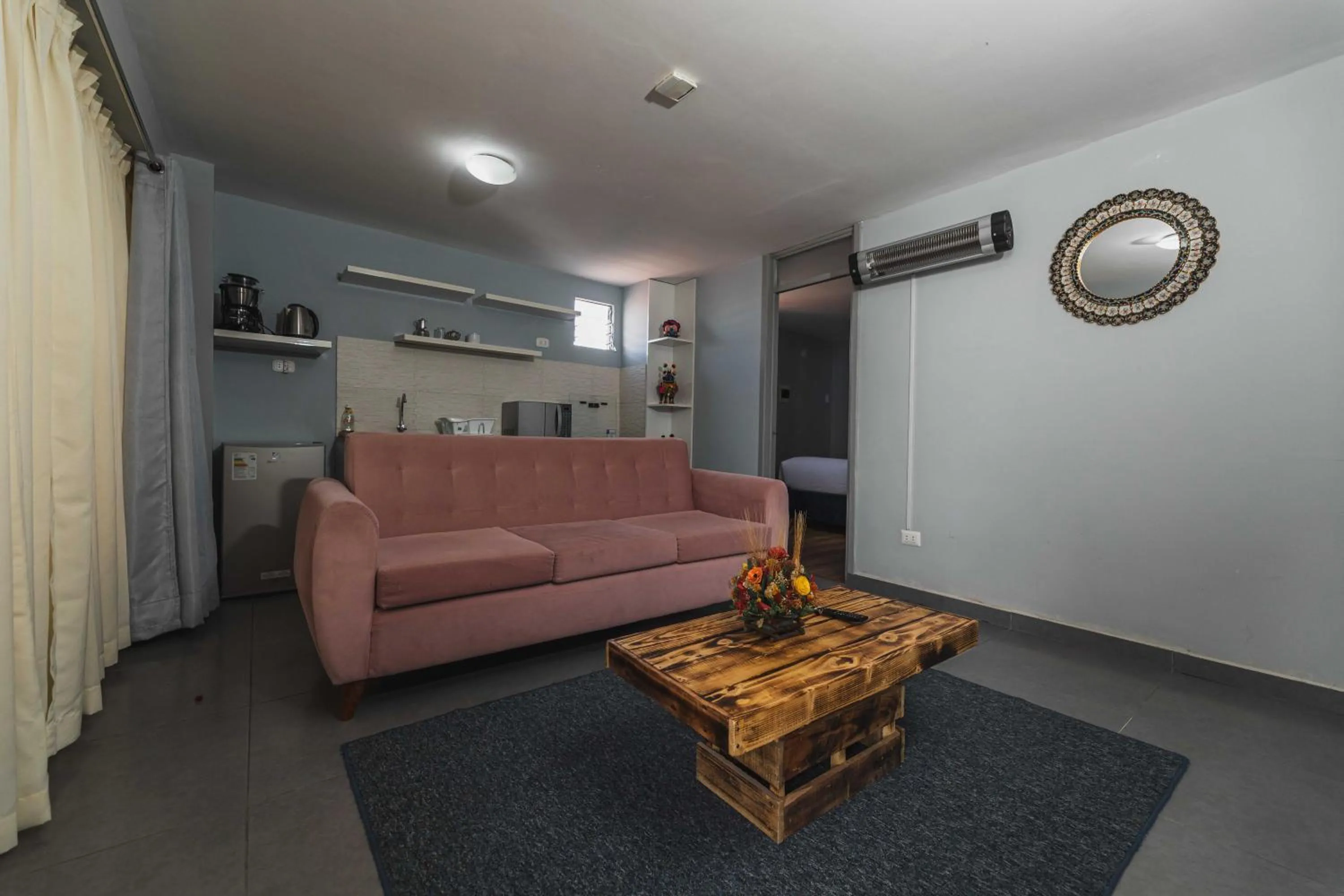 Living room in San Pedro Apartments