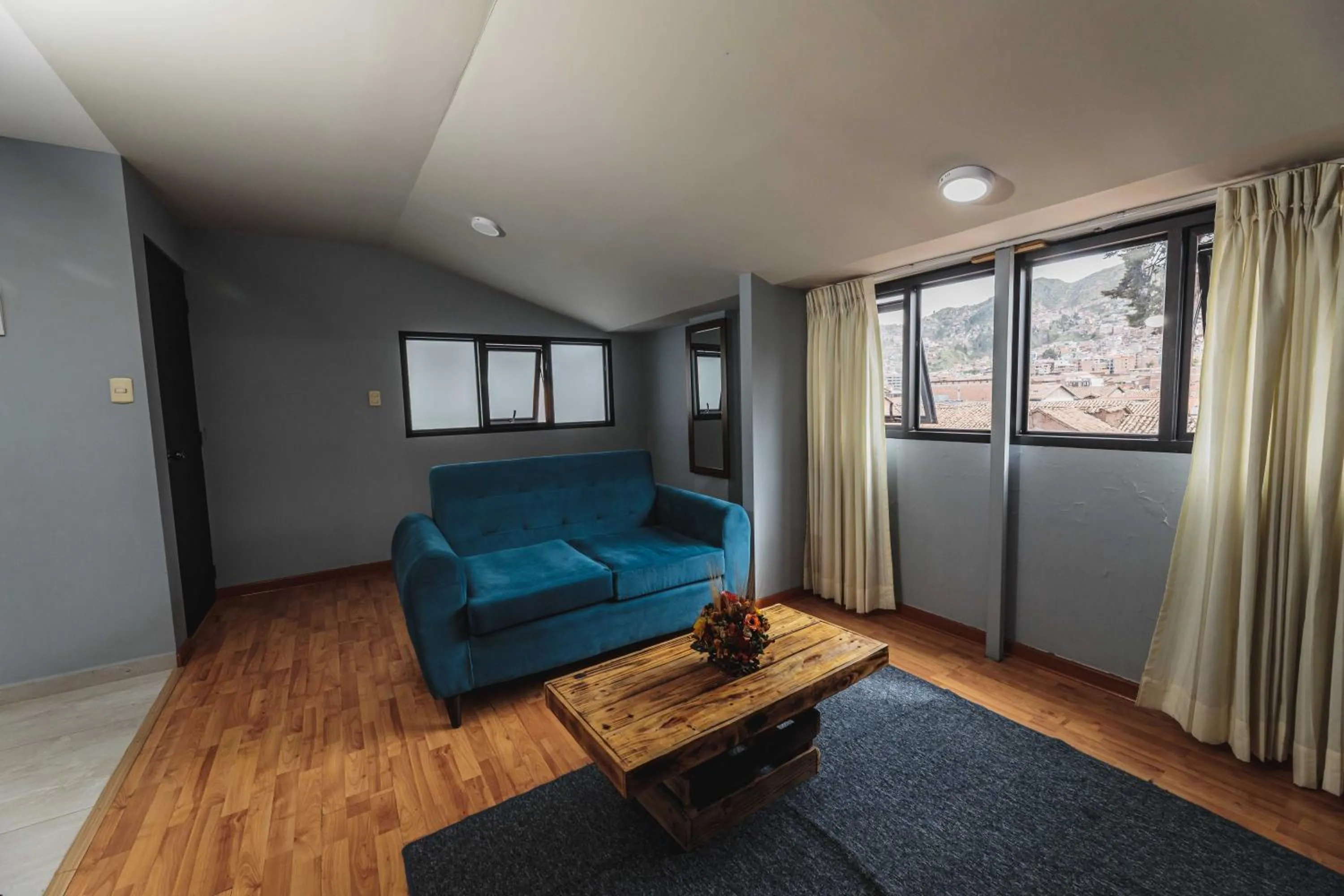 Living room in San Pedro Apartments