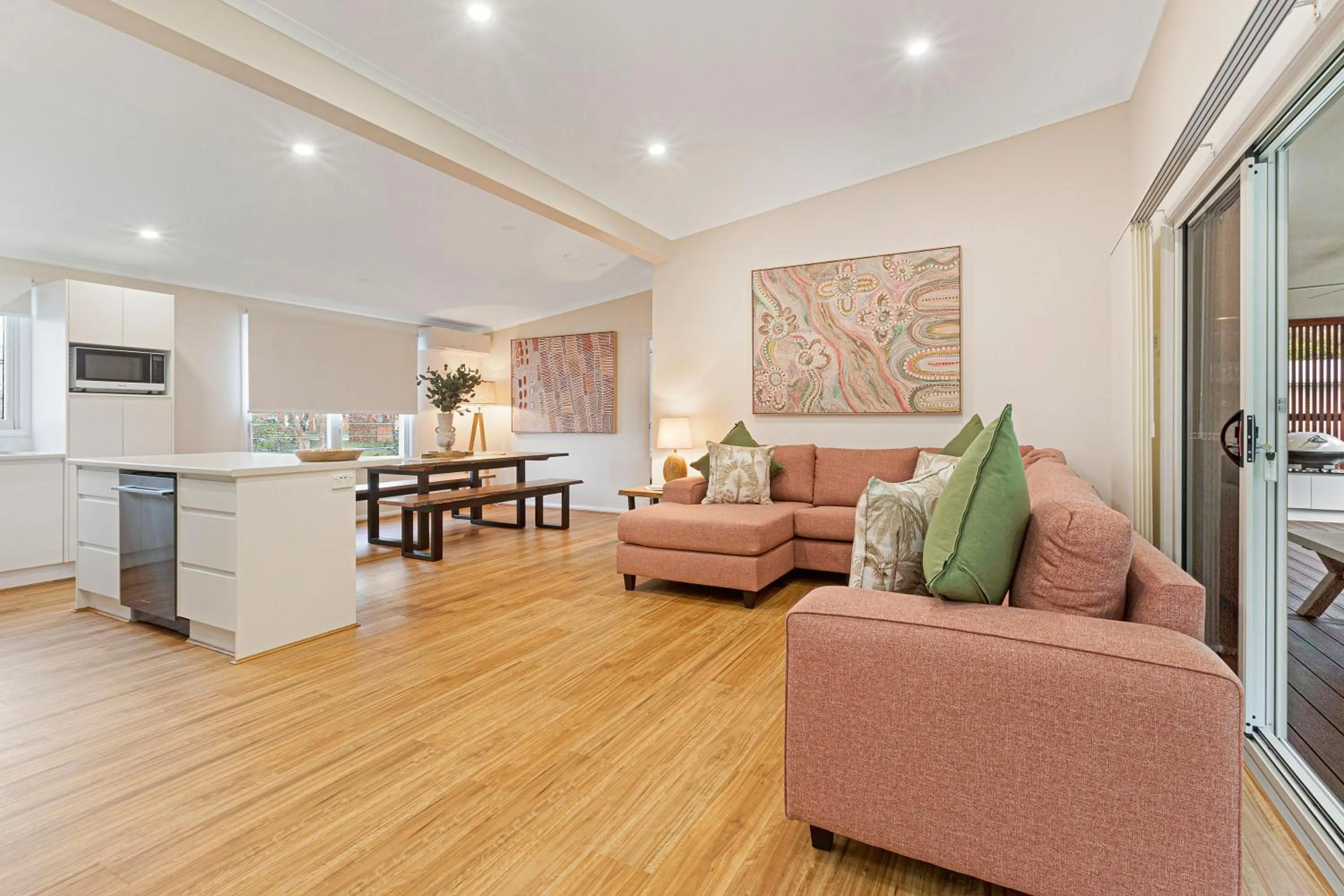 Living room in Reflections Evans Head - Holiday Park