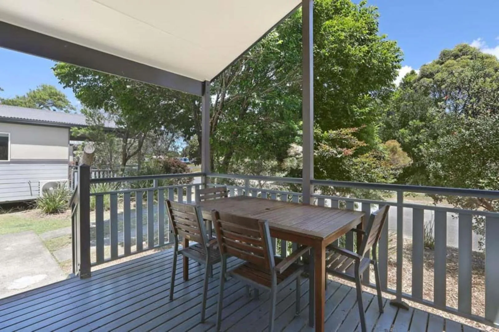 Balcony/Terrace in Reflections Mylestom - Holiday Park