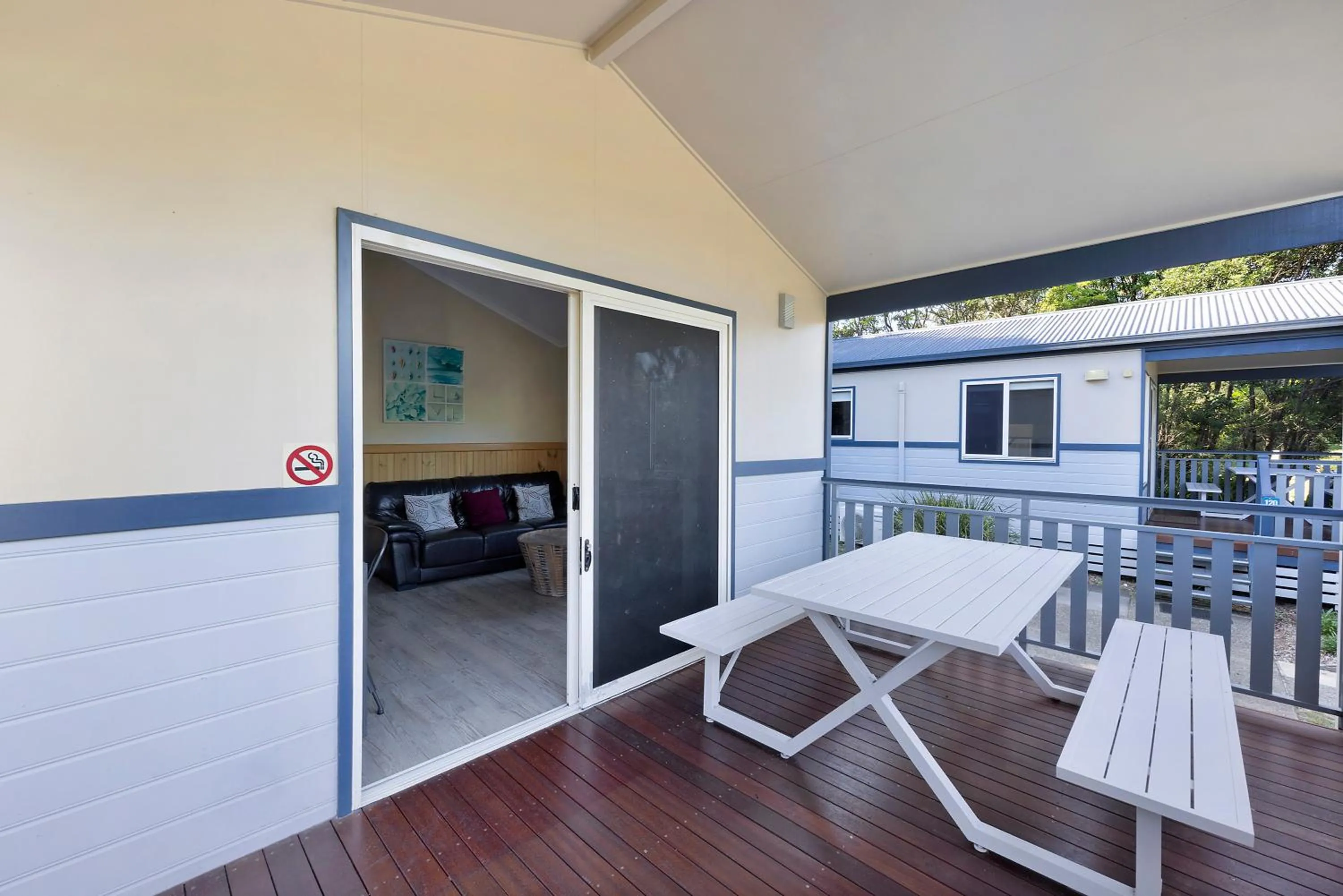Balcony/Terrace in Reflections Mylestom - Holiday Park