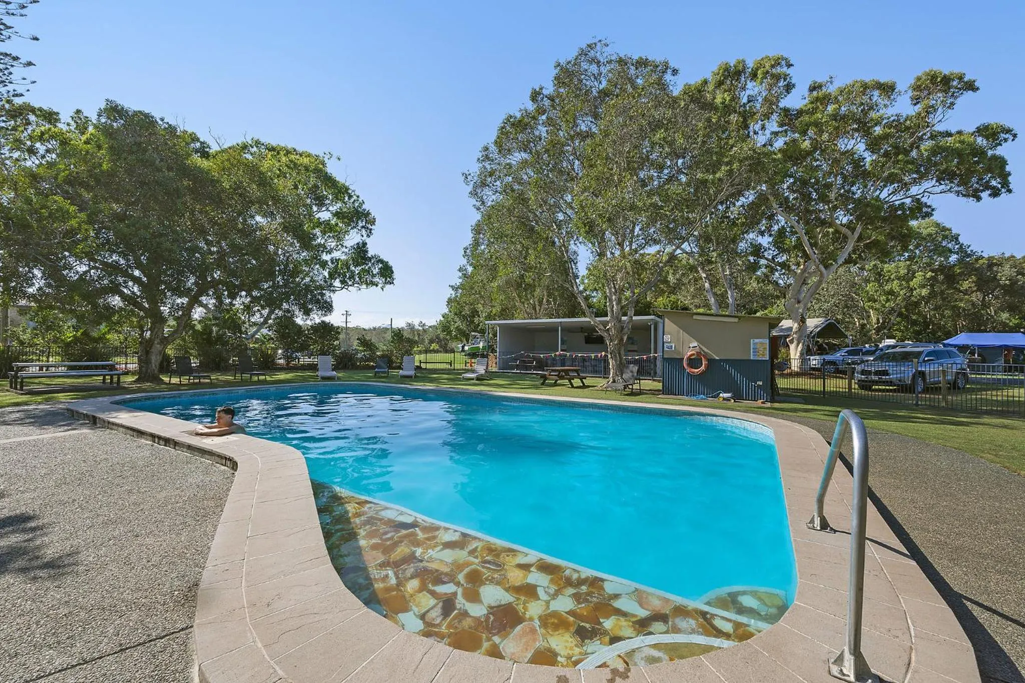 Swimming pool in Reflections Mylestom - Holiday Park
