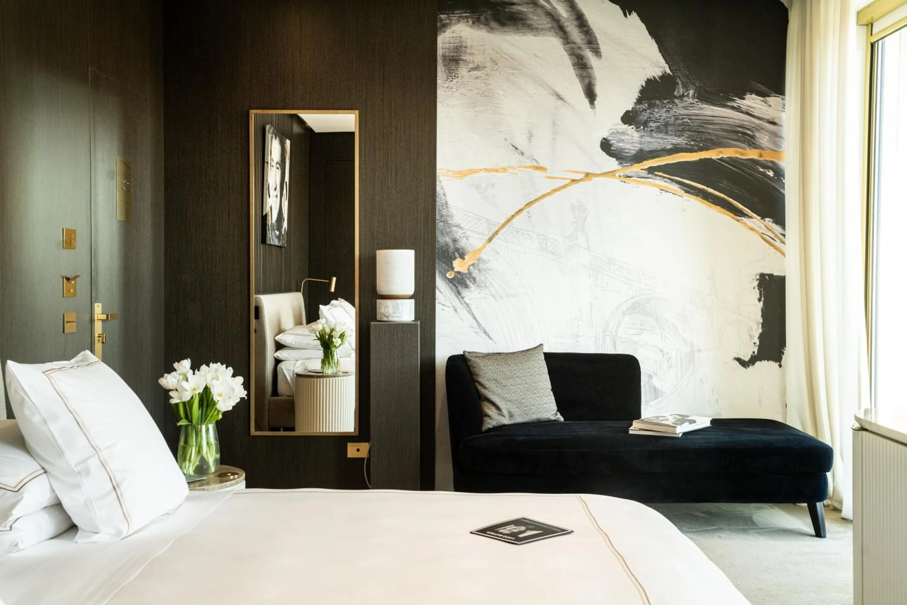 Seating area, Bed in The First Musica - Preferred Hotels & Resorts