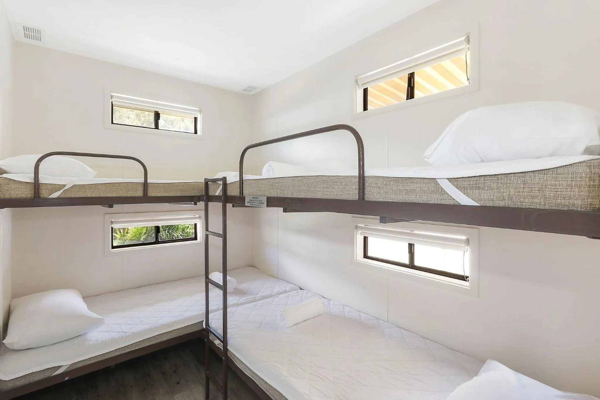 Bedroom, Bed in Reflections Moonee Beach - Holiday Park