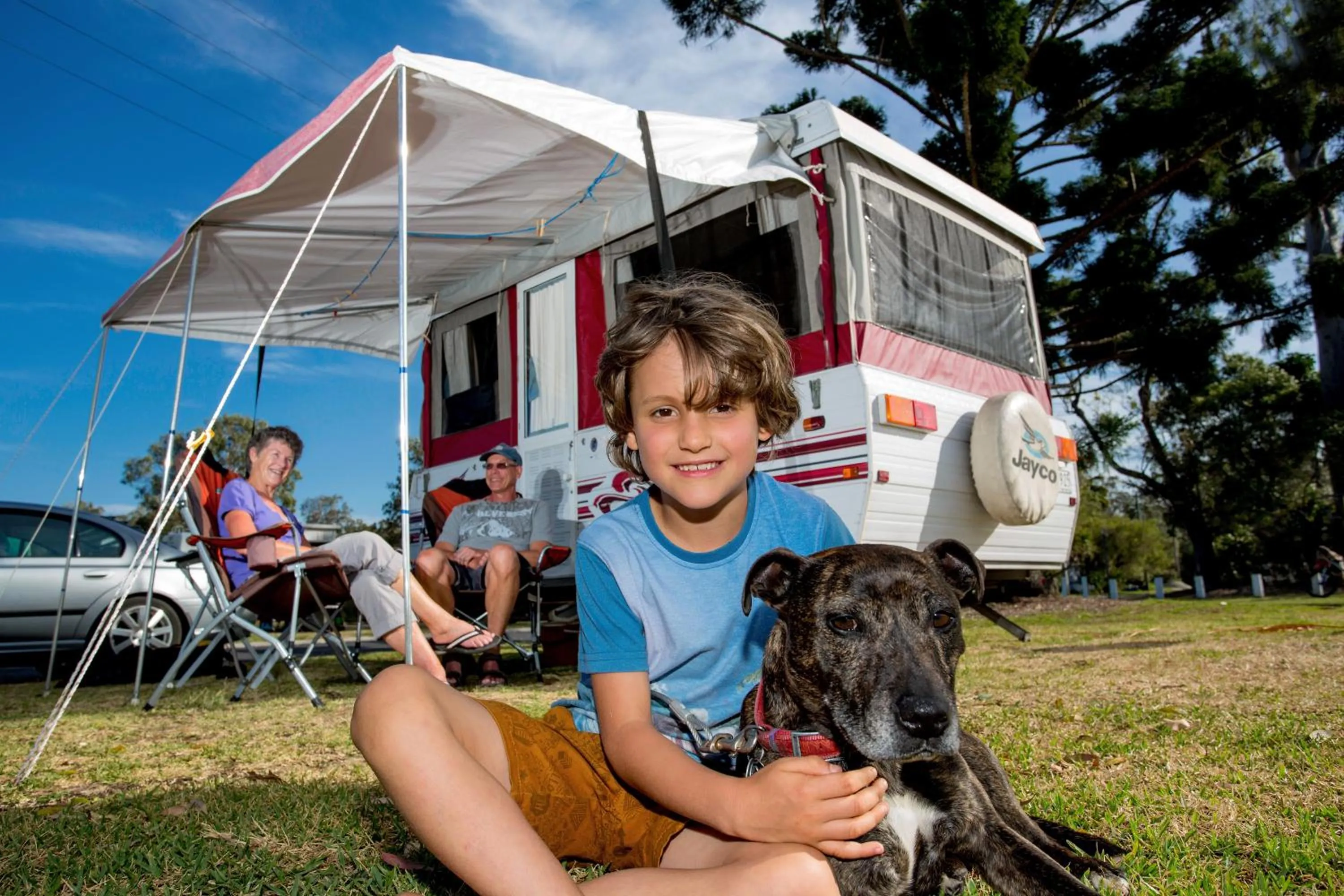 People in Reflections Ferry Reserve - Holiday Park