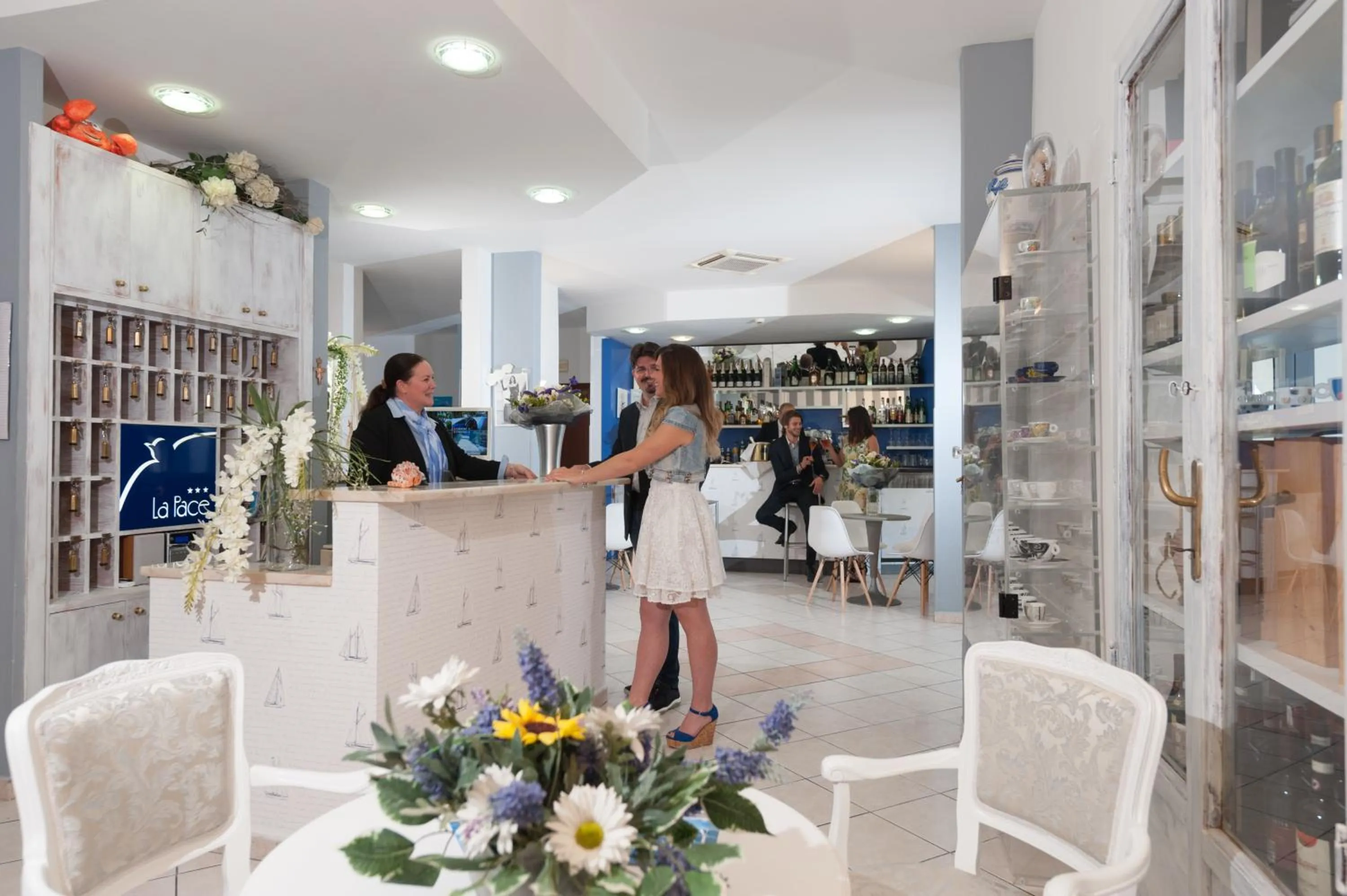 Lobby or reception in Hotel La Pace