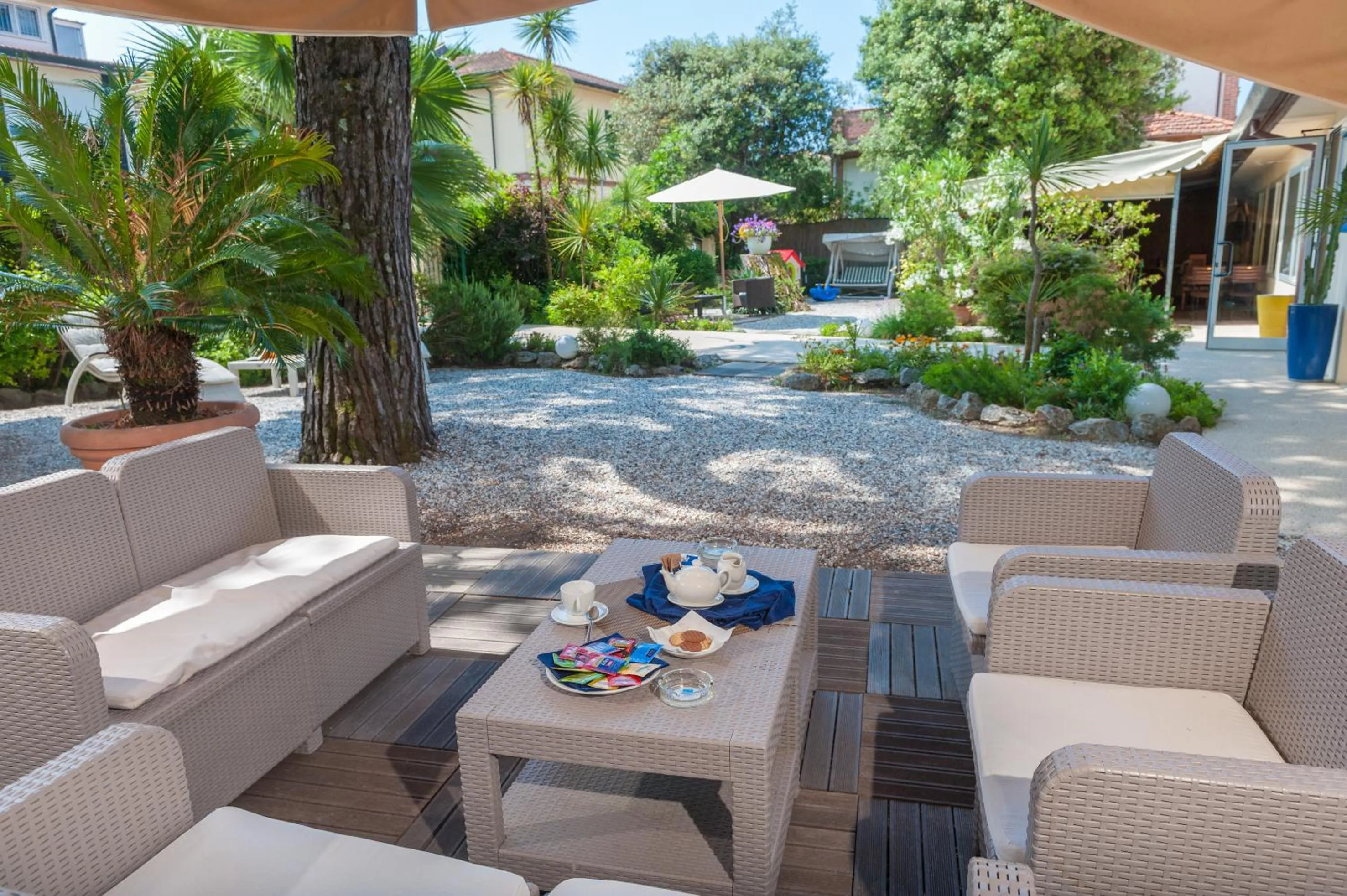 Garden in Hotel La Pace