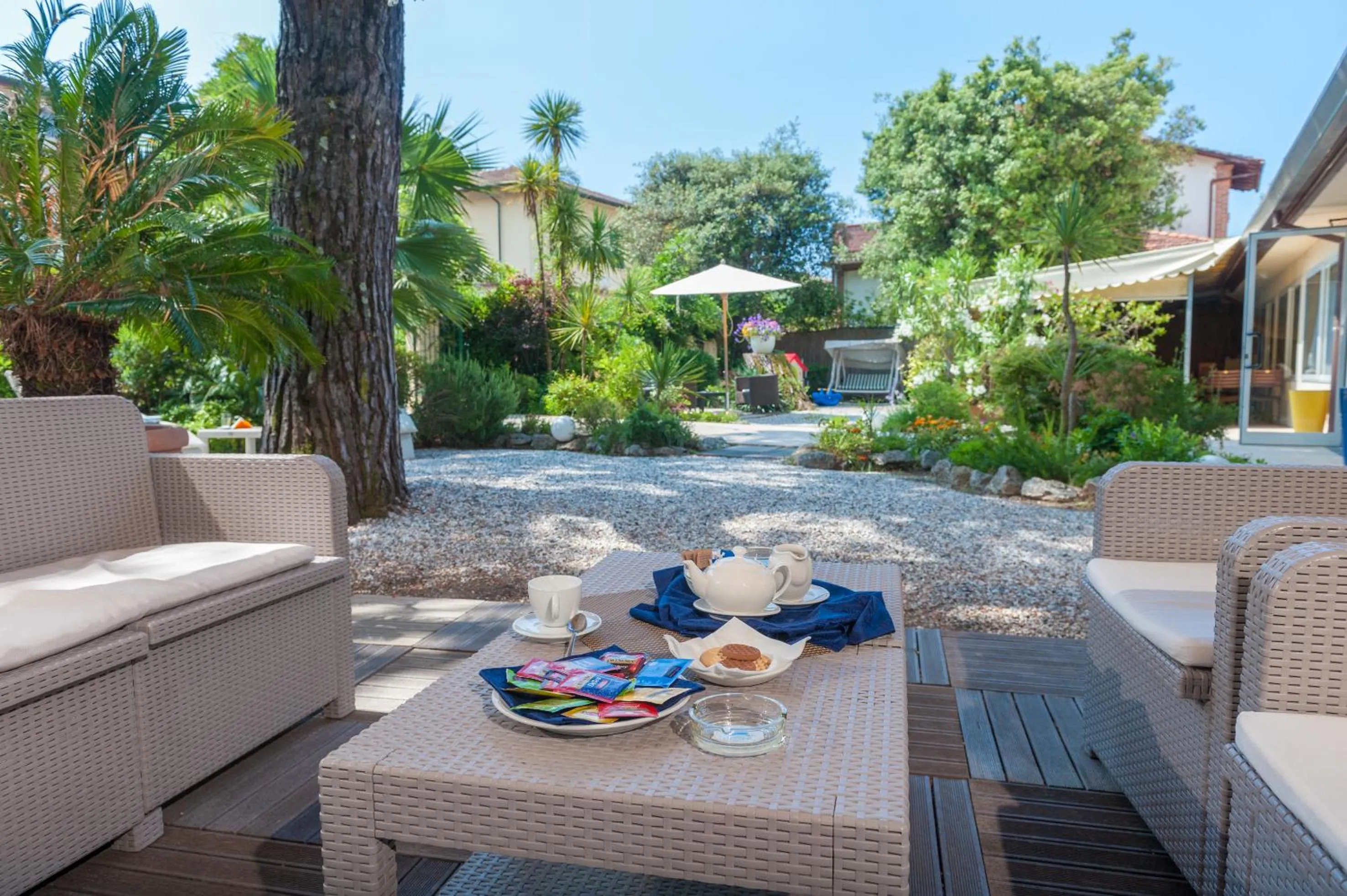 Garden in Hotel La Pace