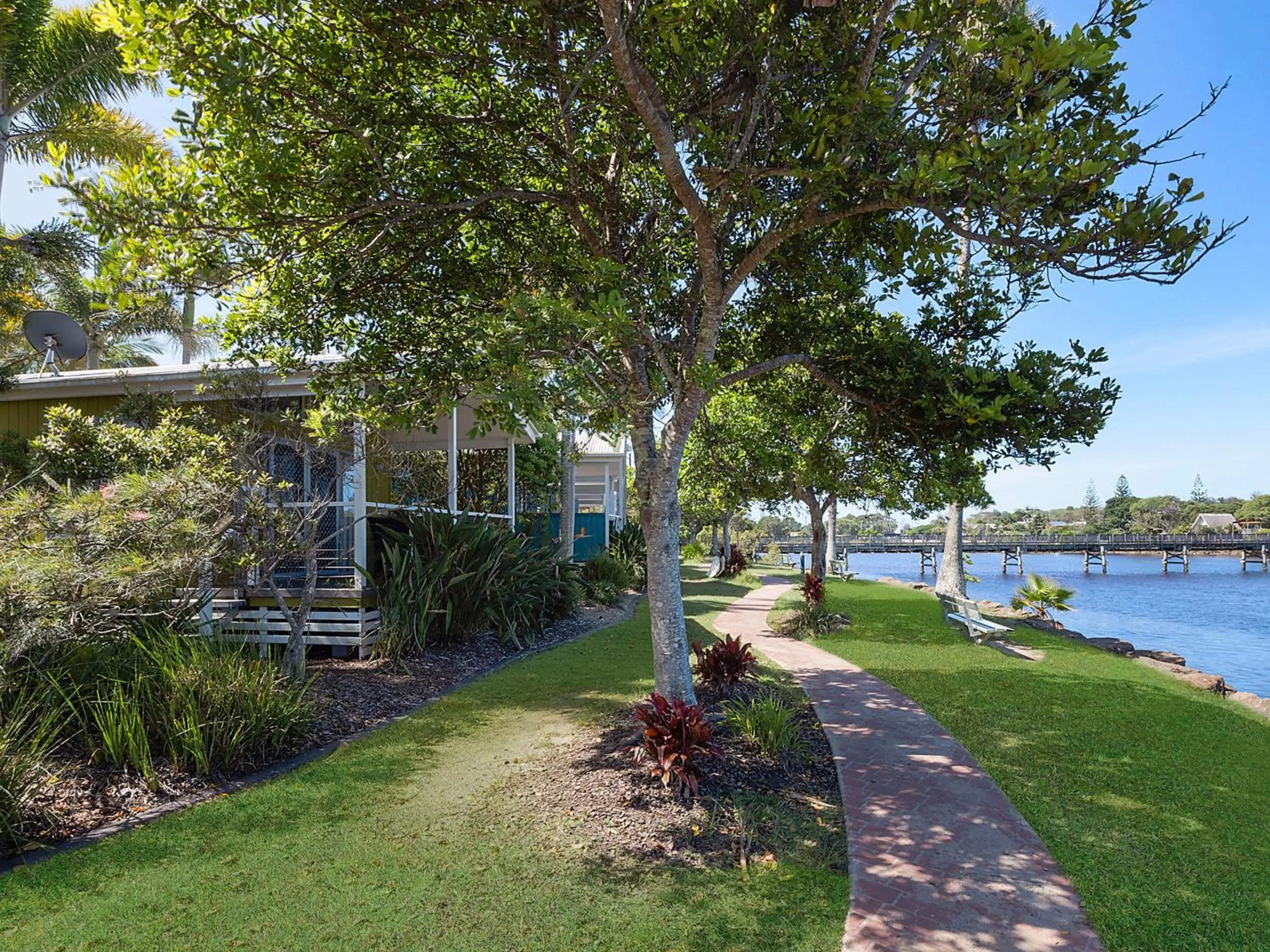 River view in Reflections Brunswick Head - Holiday Park