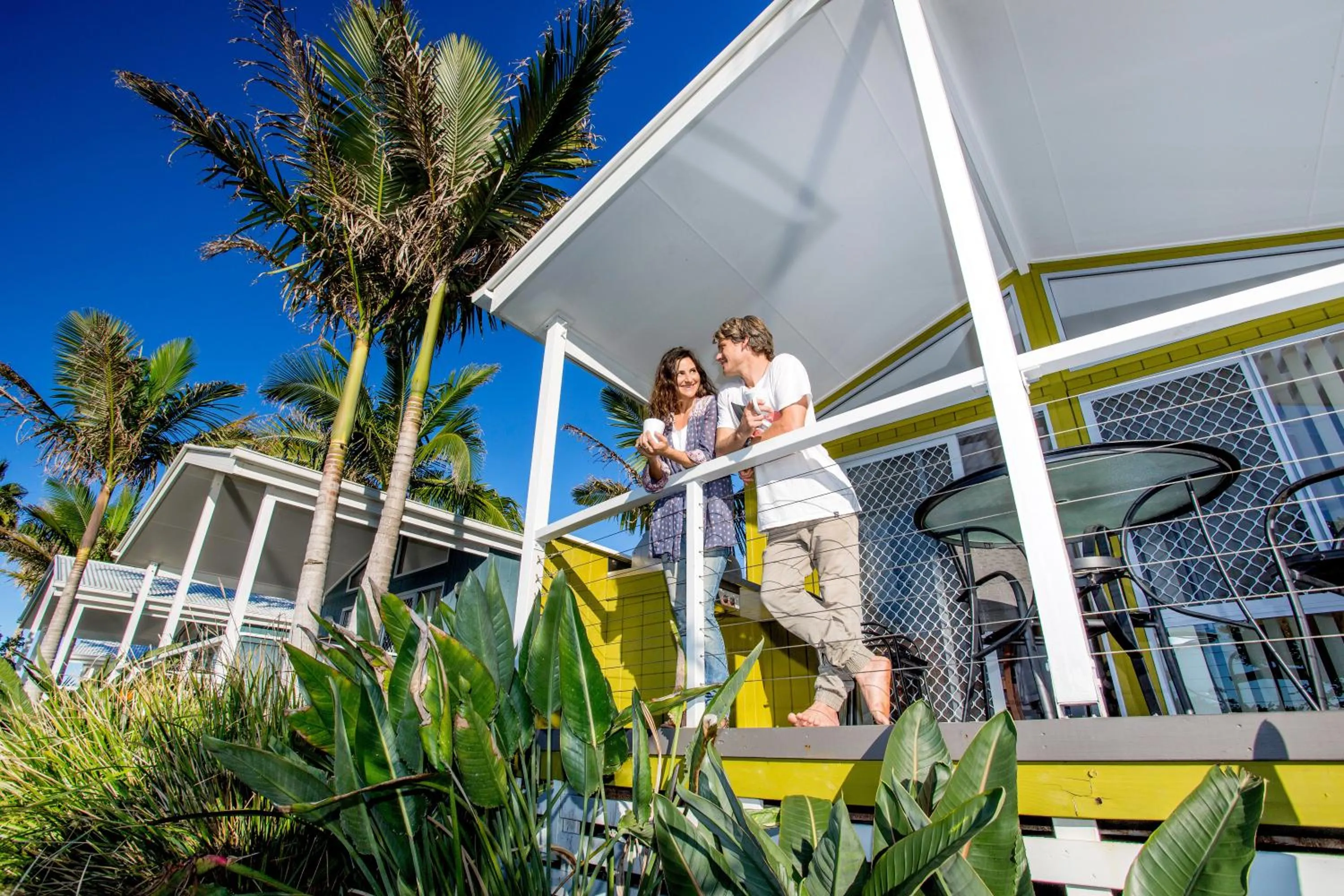 Balcony/Terrace in Reflections Brunswick Head - Holiday Park