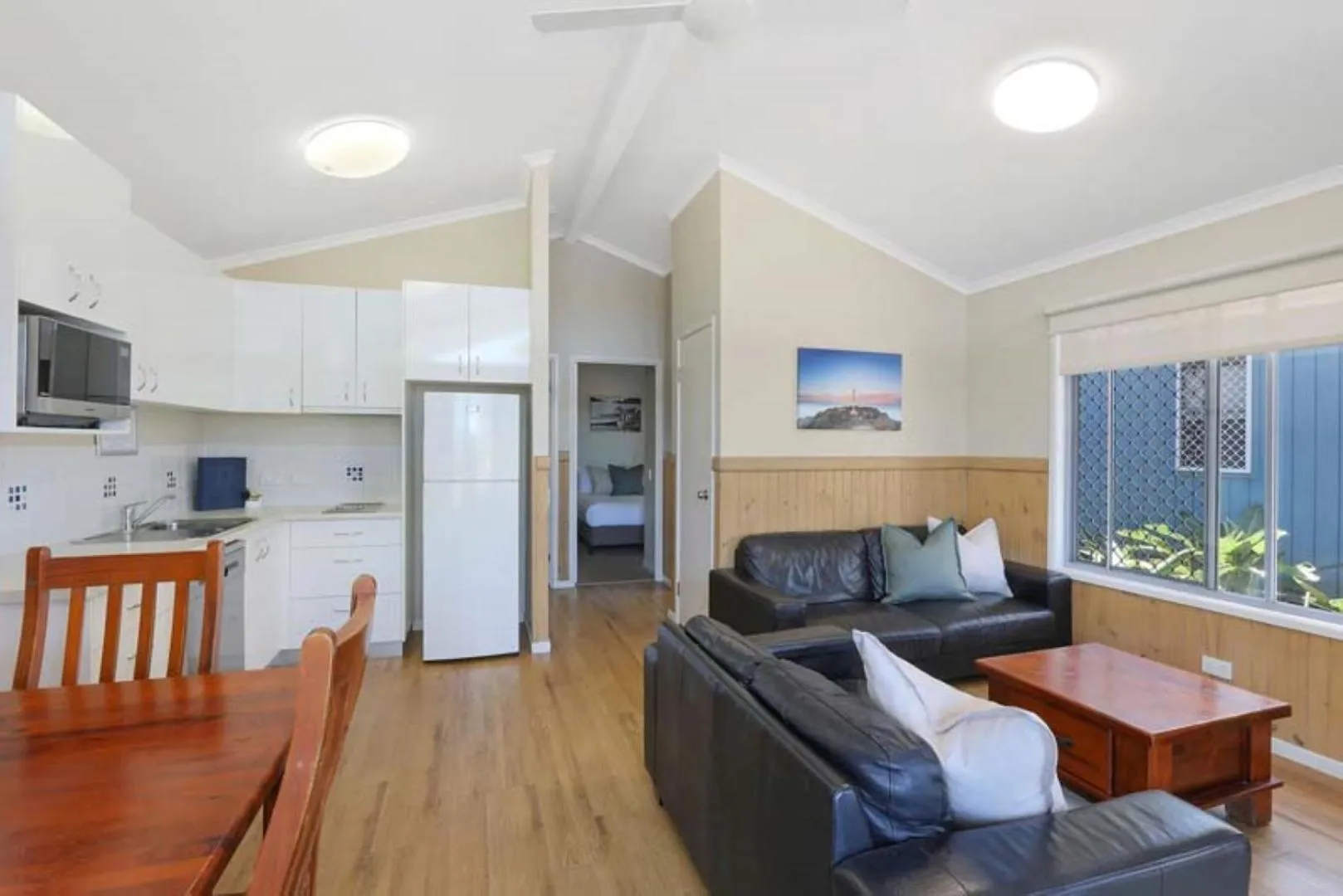 Kitchen or kitchenette in Reflections Brunswick Head - Holiday Park