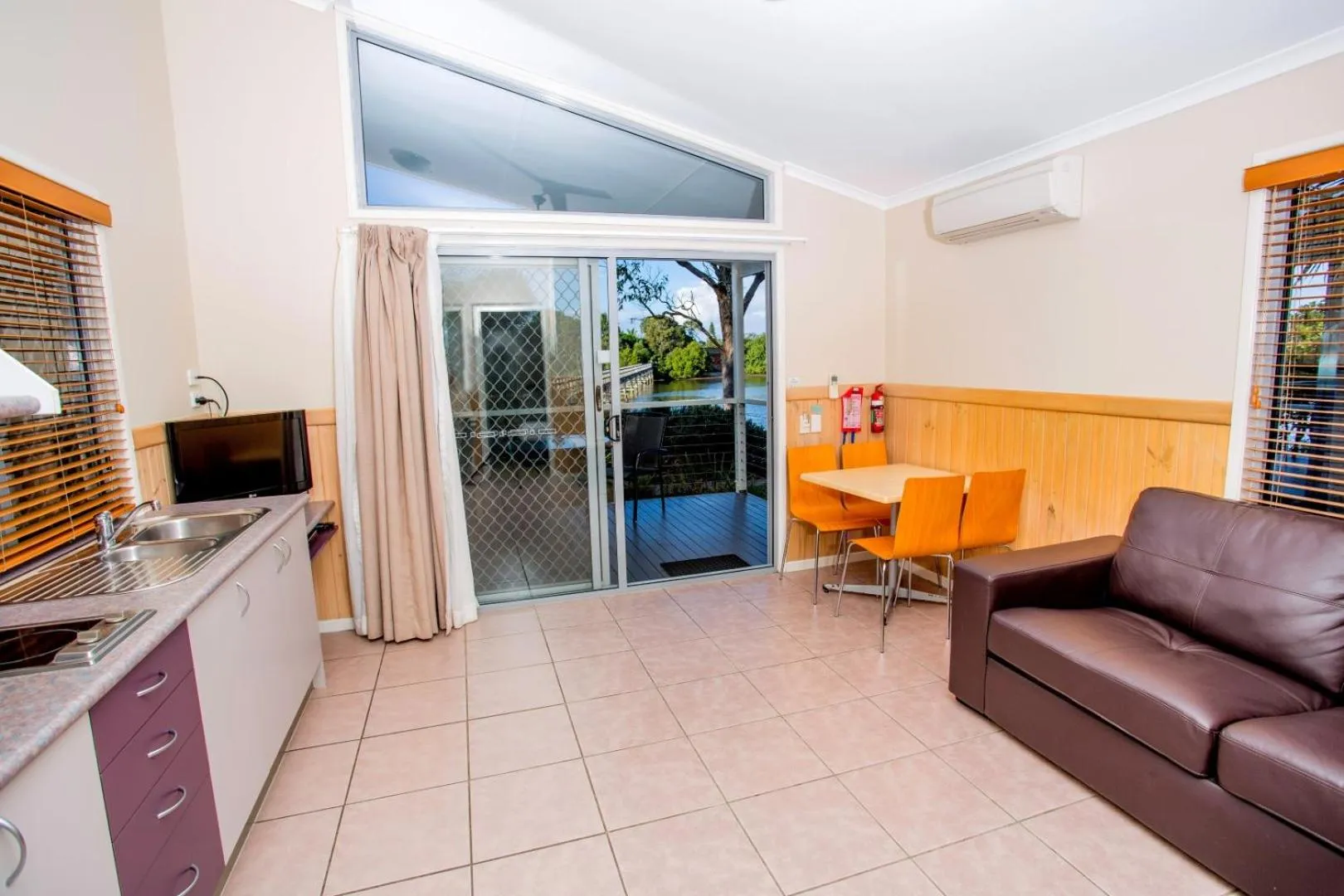 Living room in Reflections Brunswick Head - Holiday Park