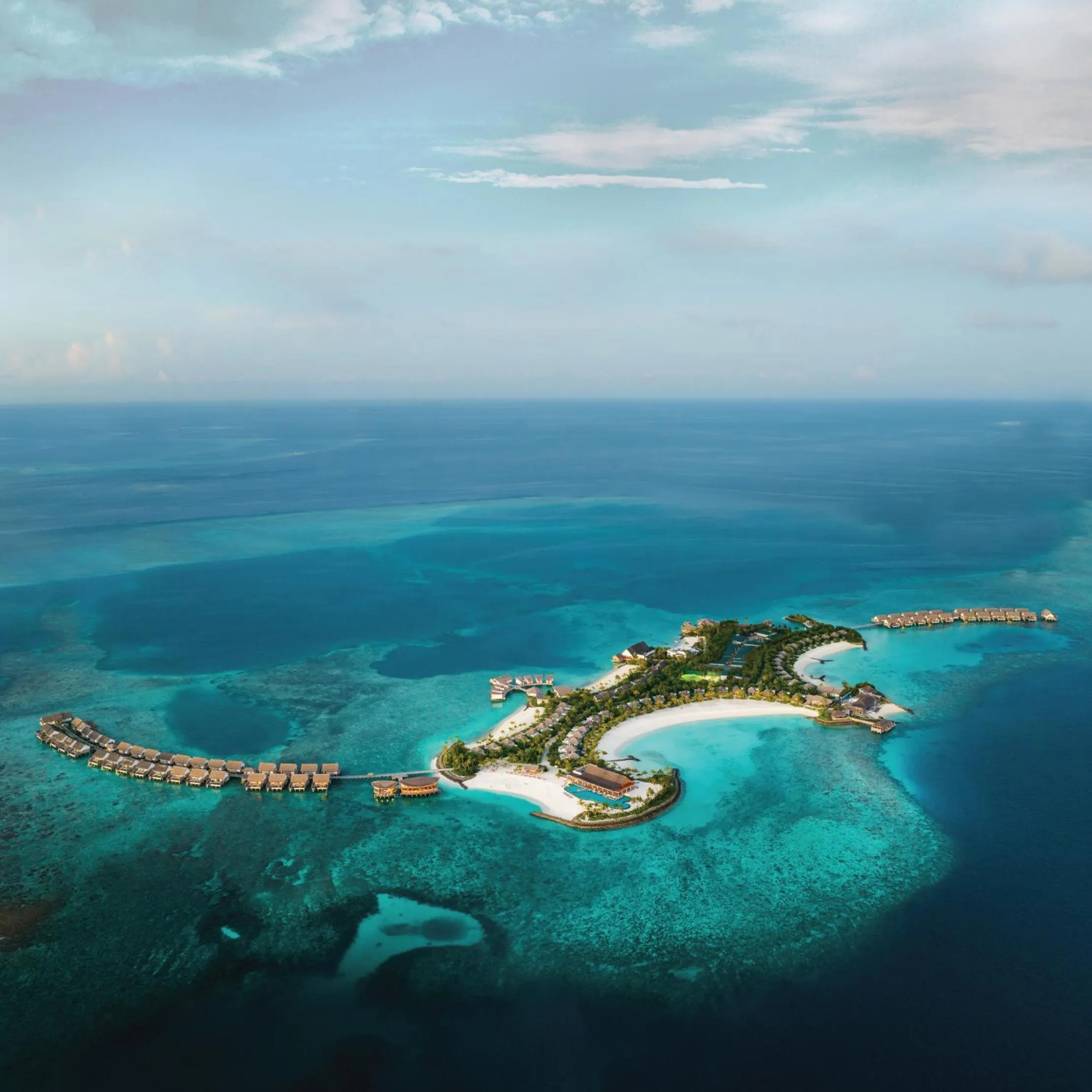 Property building in Hilton Maldives Amingiri Resort & Spa