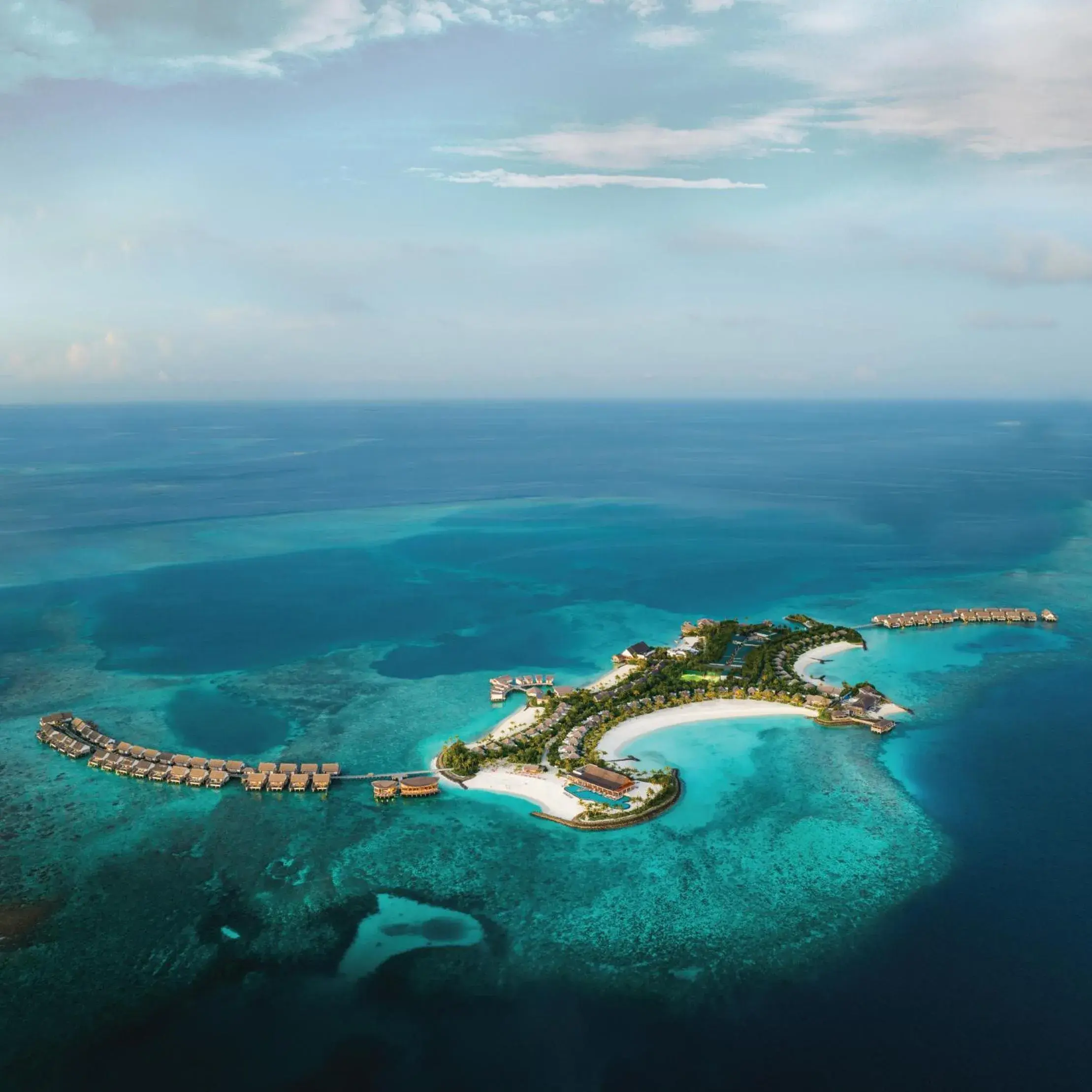Property building in Hilton Maldives Amingiri Resort & Spa Property building in Hilton Maldives Amingiri Resort & Spa