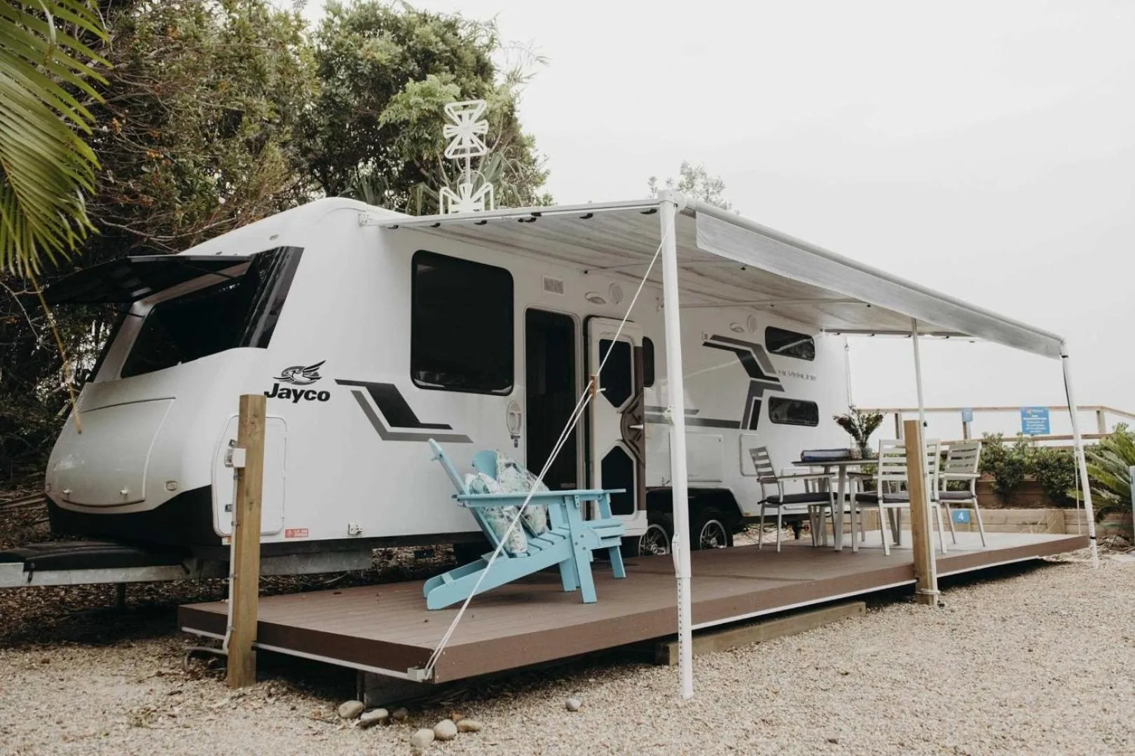 Patio in Reflections Byron Bay - Holiday Park