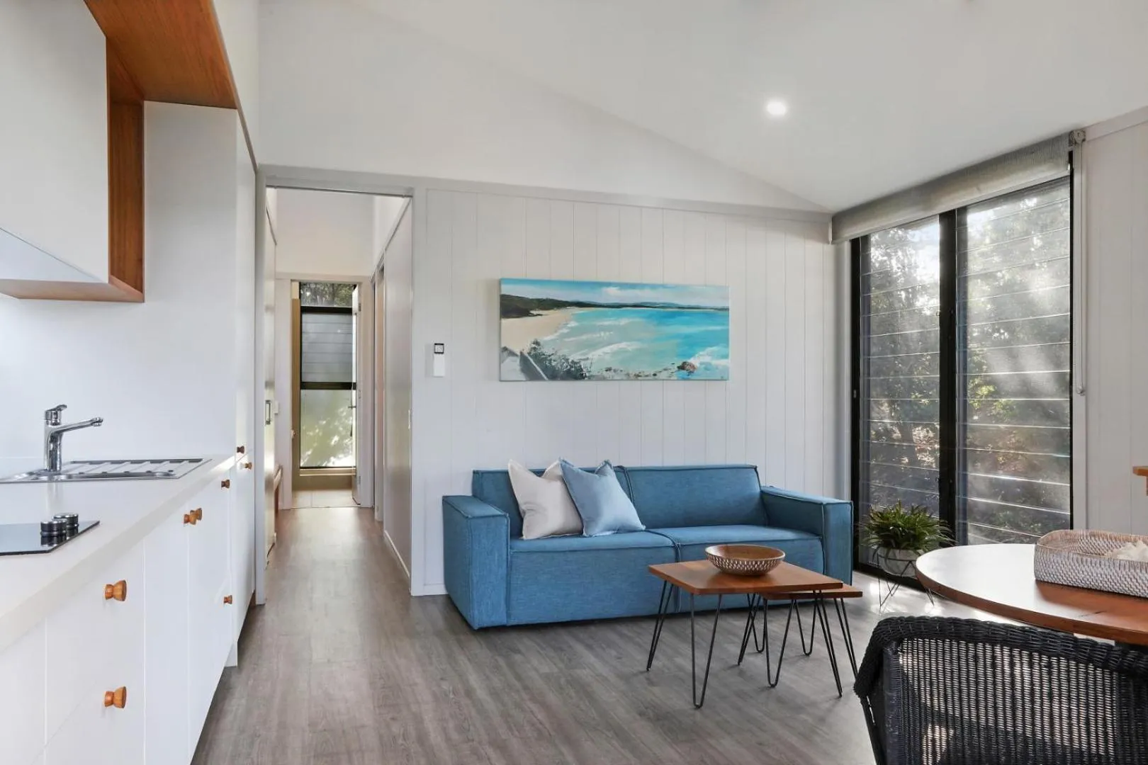 Living room in Reflections Byron Bay - Holiday Park