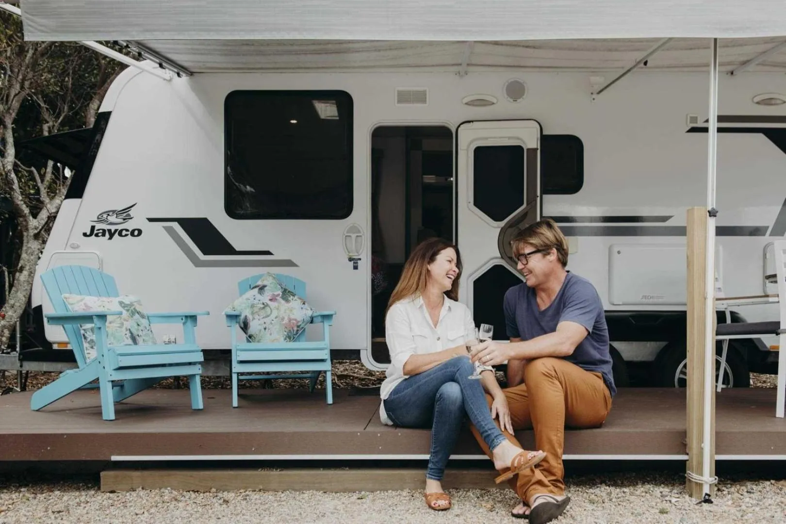 Seating area in Reflections Byron Bay - Holiday Park