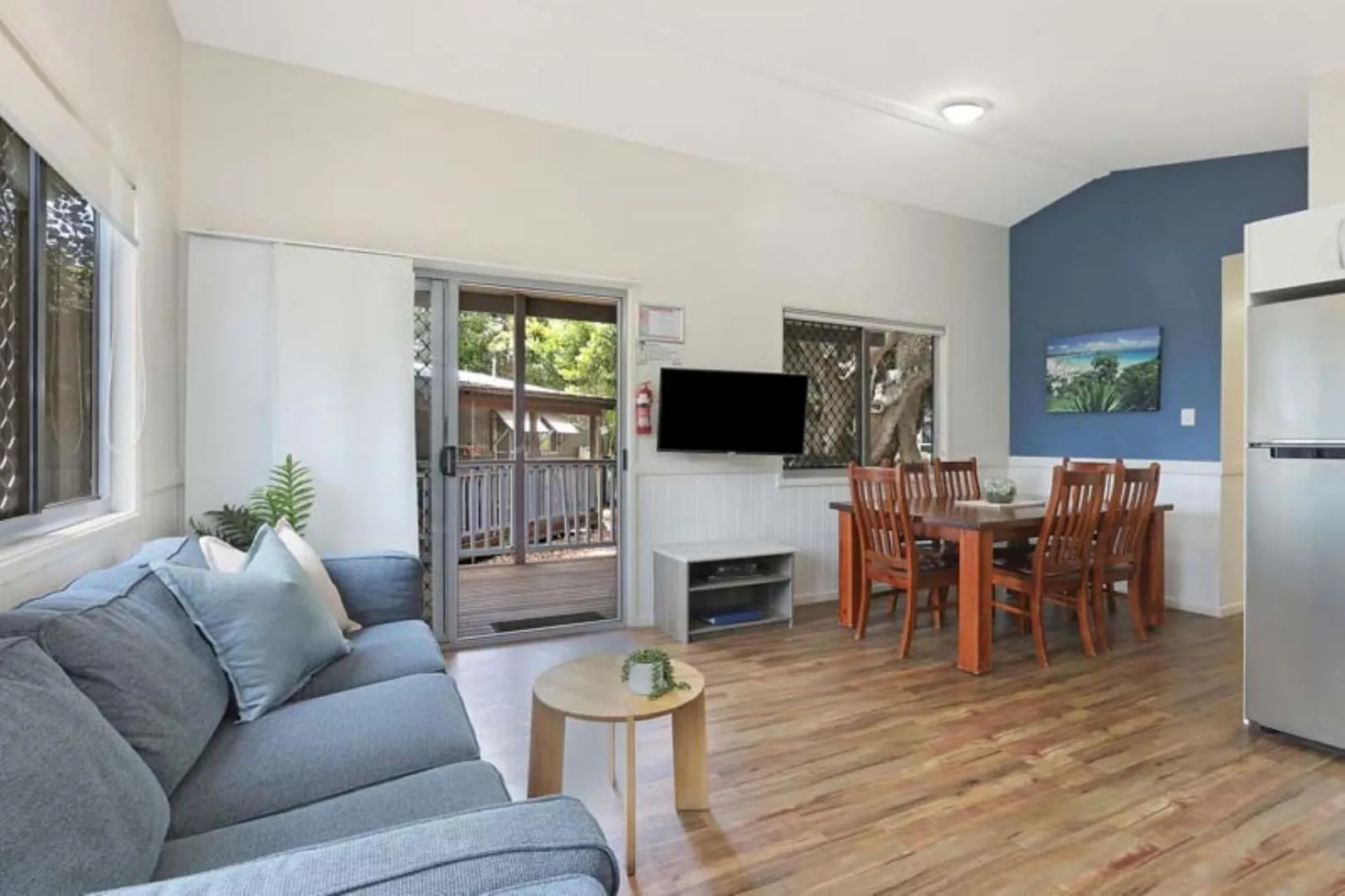 Living room in Reflections Byron Bay - Holiday Park