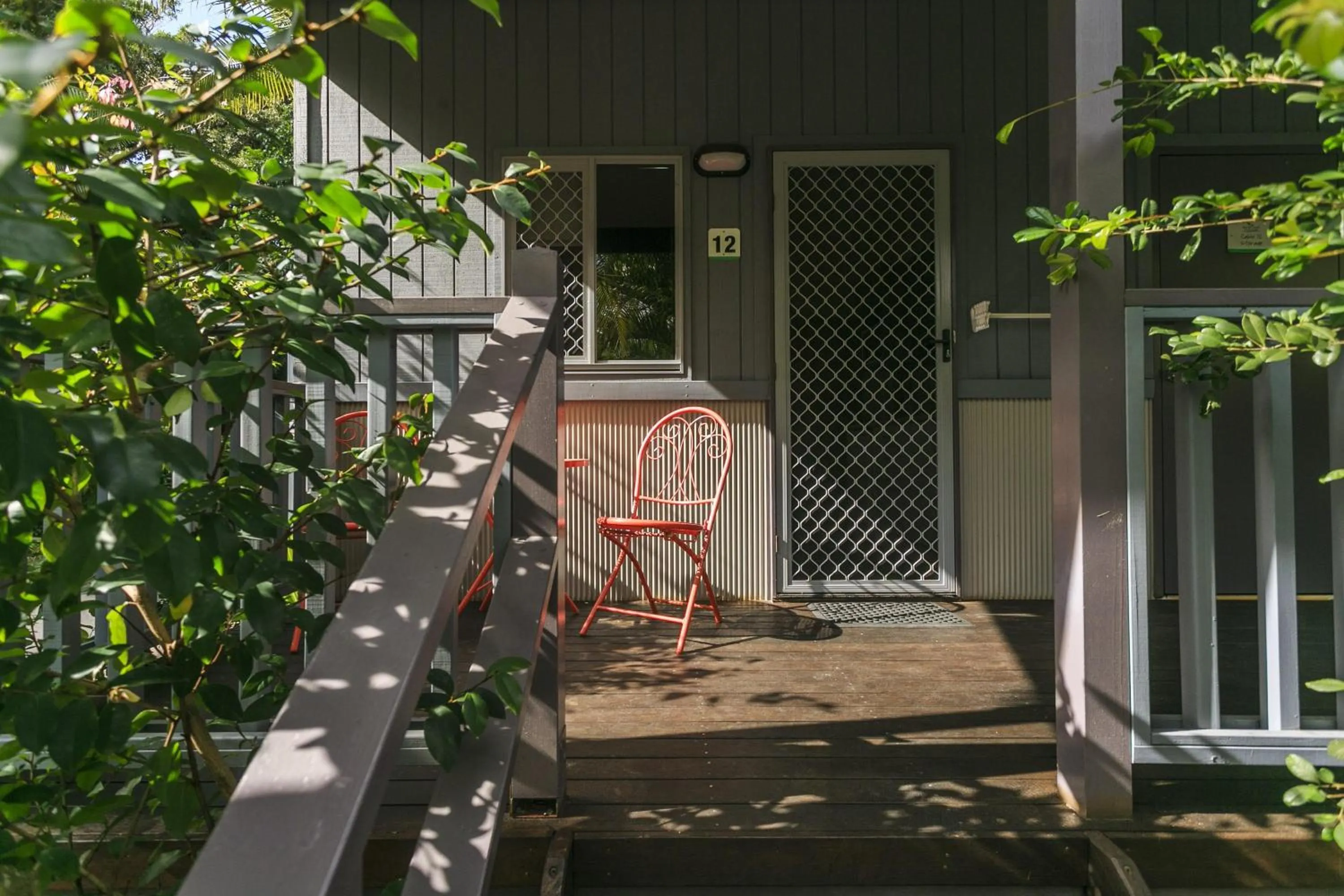 Patio in Reflections Byron Bay - Holiday Park