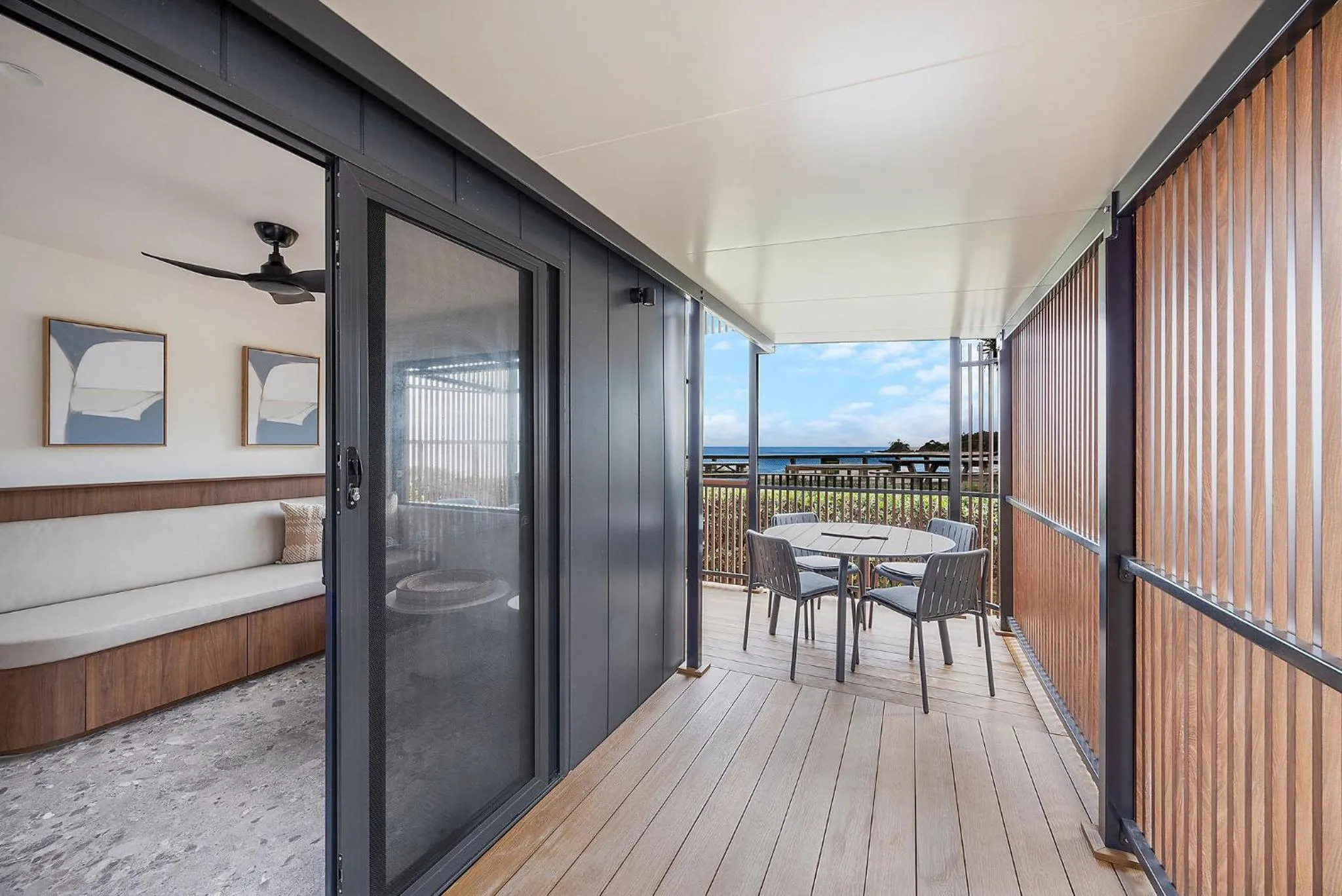Dining area in Reflections Byron Bay - Holiday Park