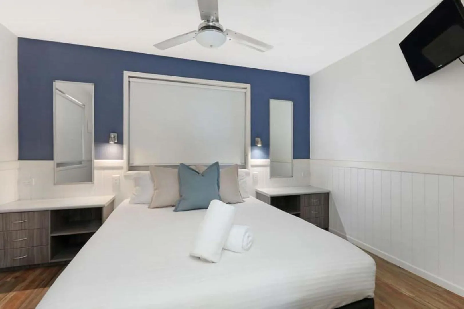 Bedroom, Bed in Reflections Byron Bay - Holiday Park