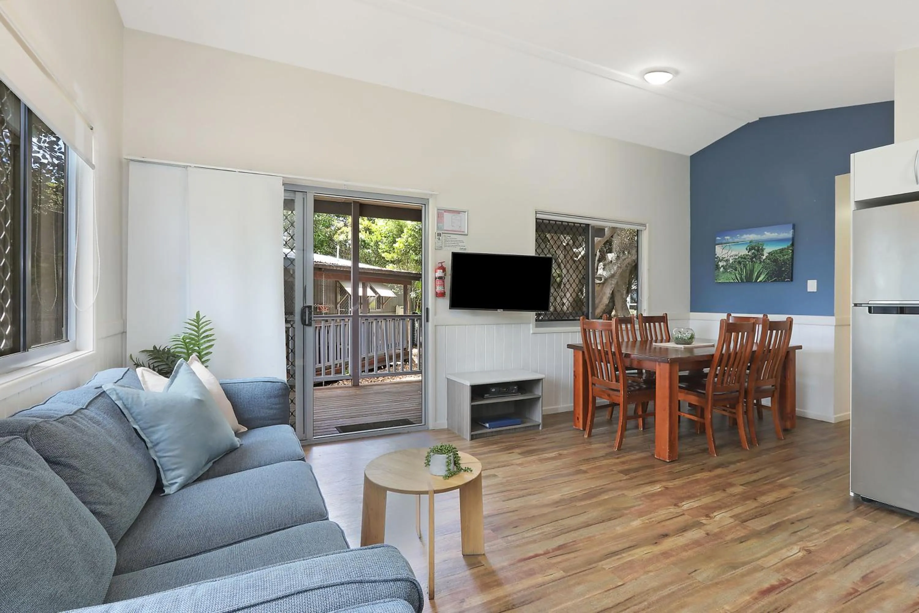 Living room in Reflections Byron Bay - Holiday Park
