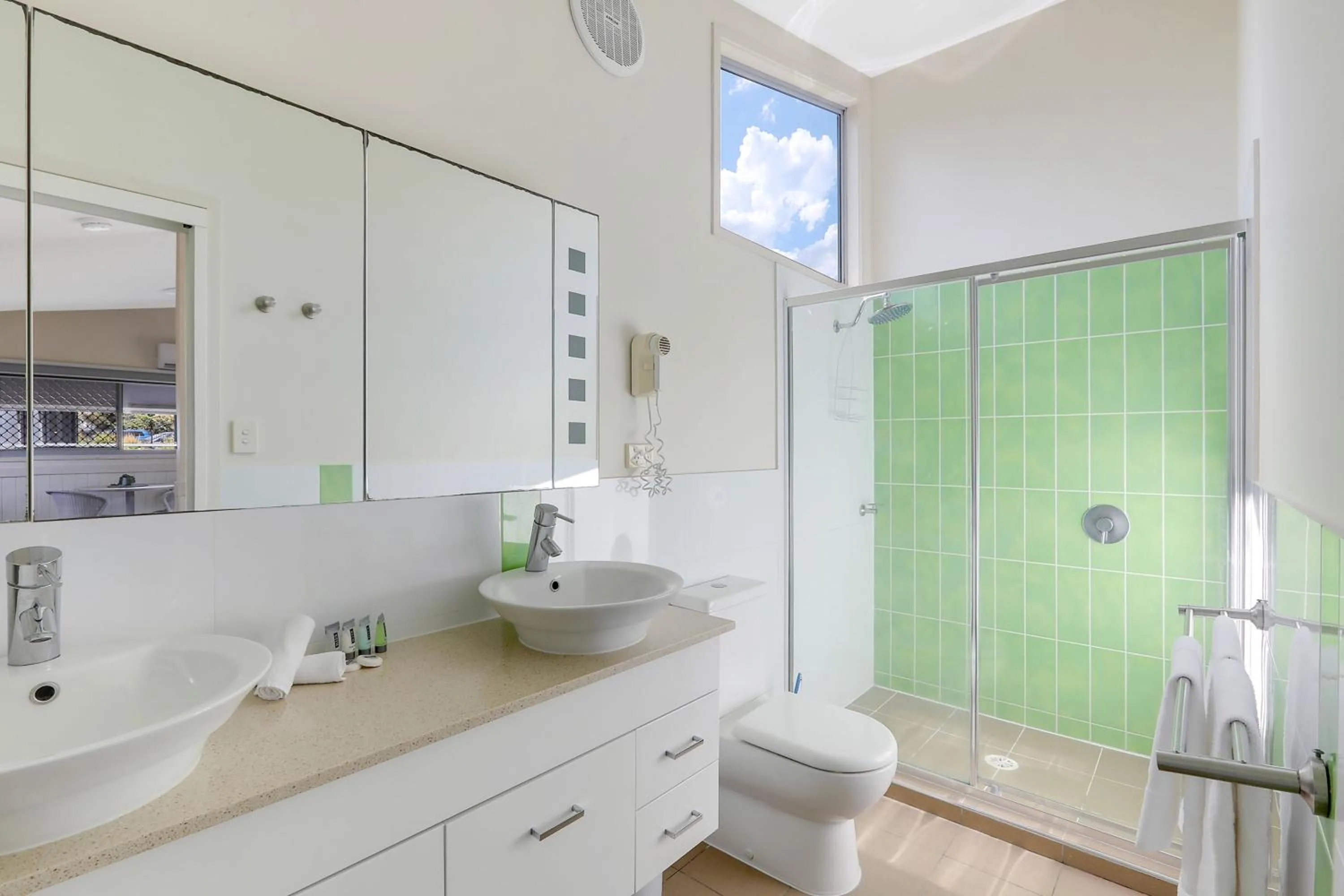 Bathroom in Reflections Lennox Head - Holiday Park