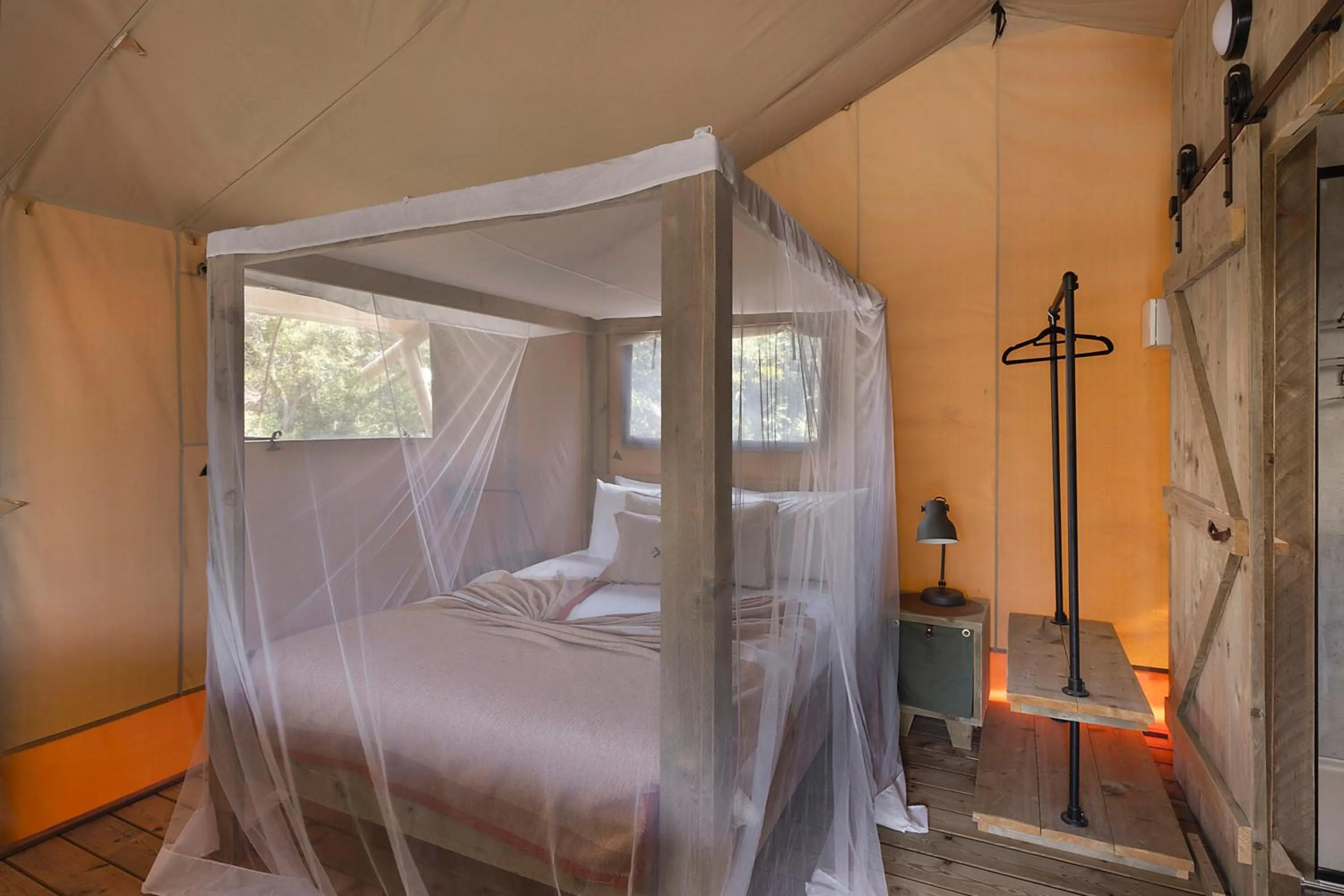 Bed in Reflections Lennox Head - Holiday Park