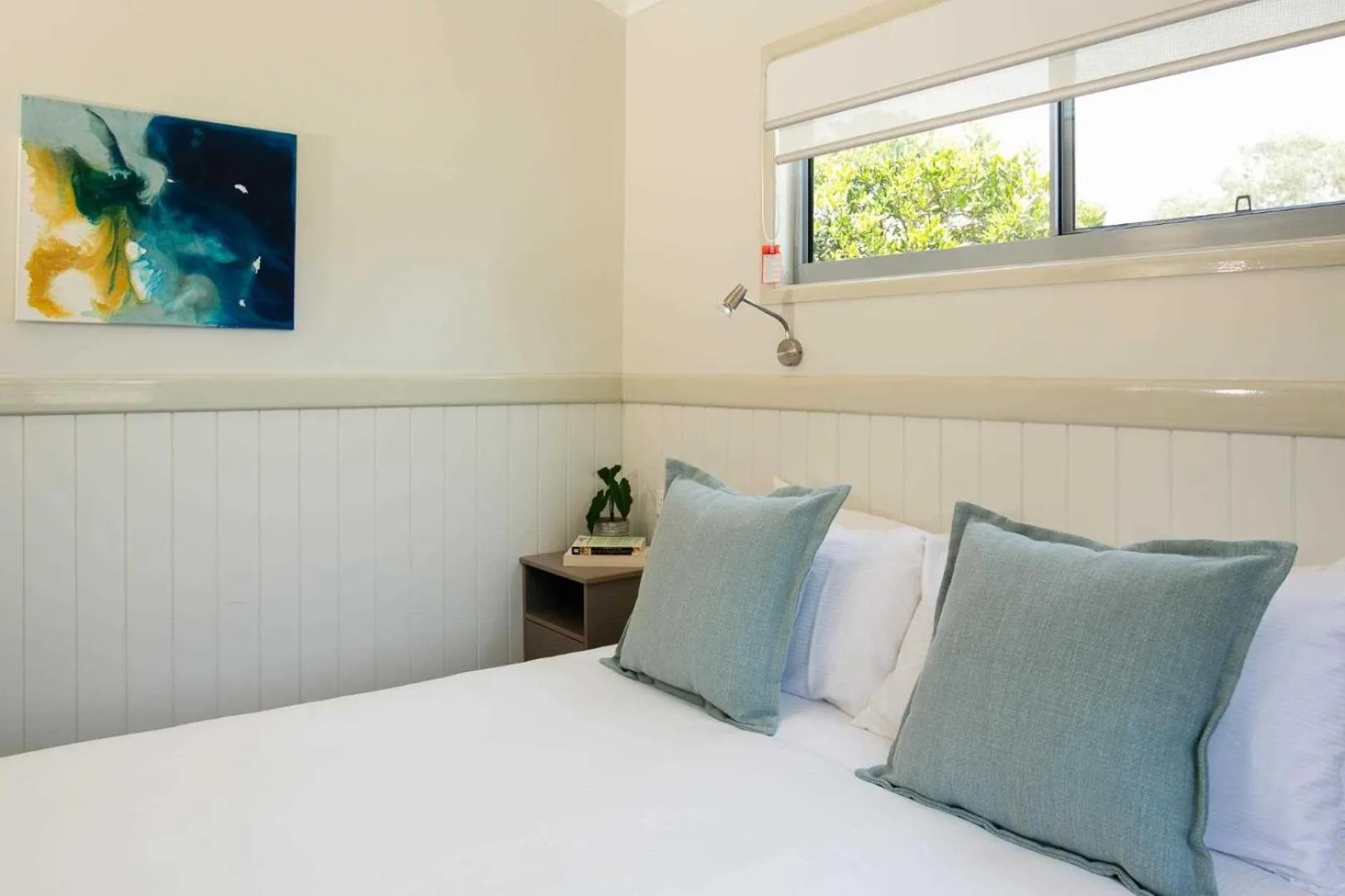 Bedroom, Bed in Reflections Lennox Head - Holiday Park