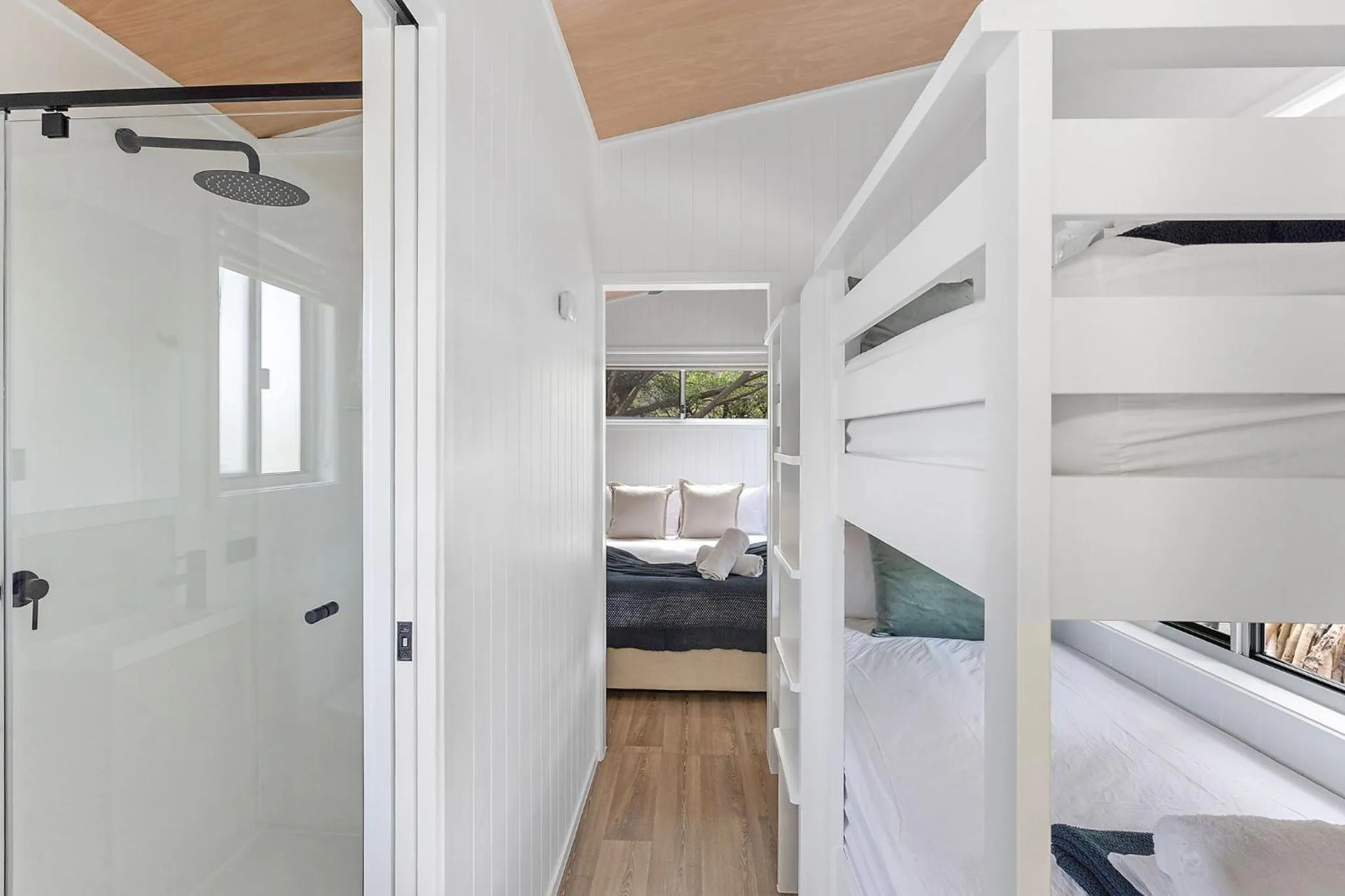 Bedroom, Bed in Reflections Lennox Head - Holiday Park