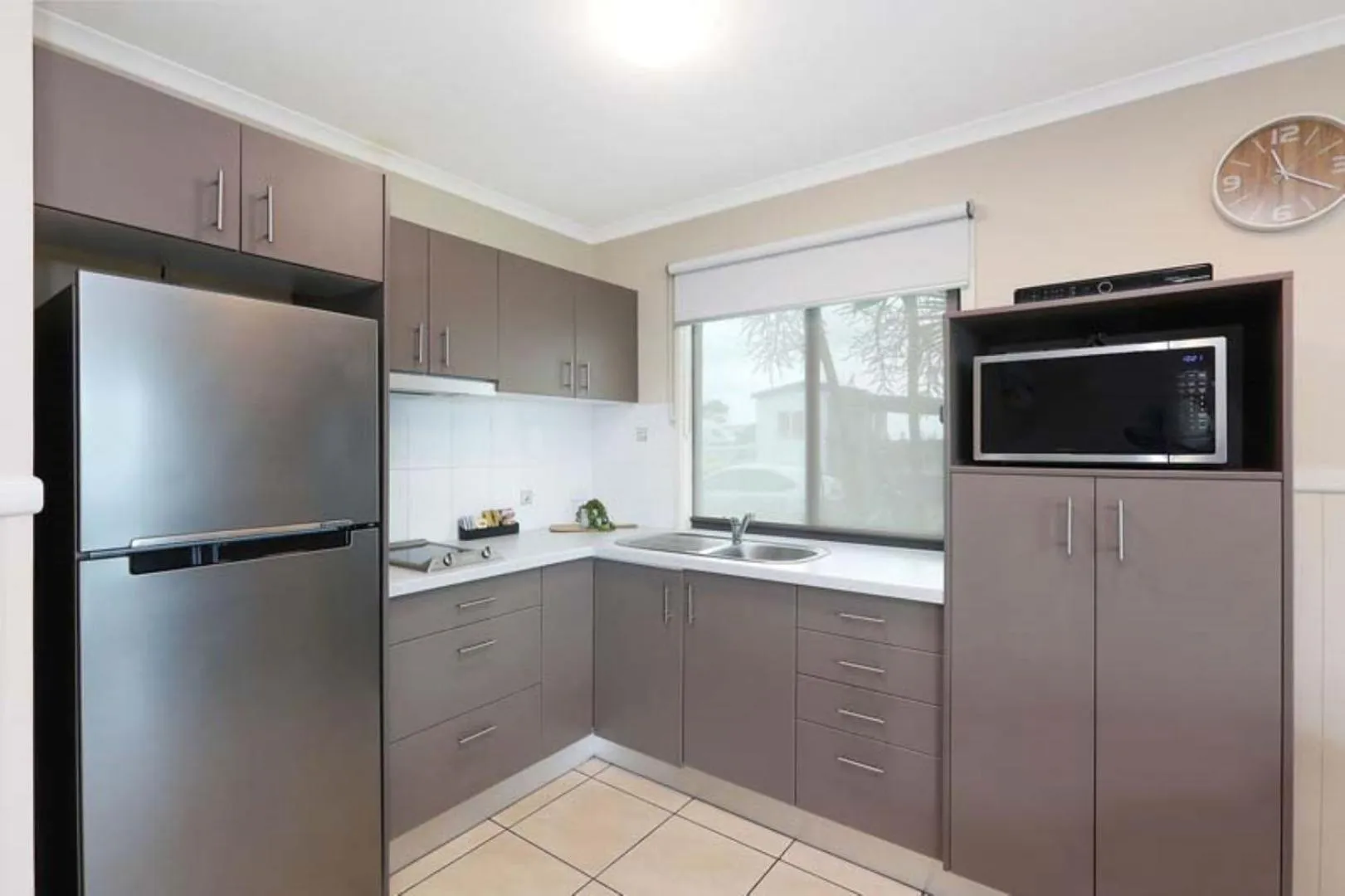 Kitchen or kitchenette in Reflections Shaws Bay - Holiday Park