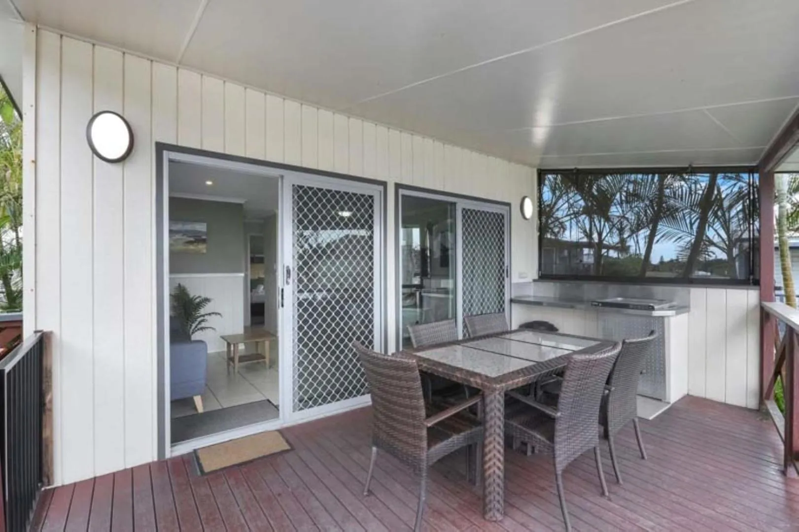 Balcony/Terrace in Reflections Shaws Bay - Holiday Park