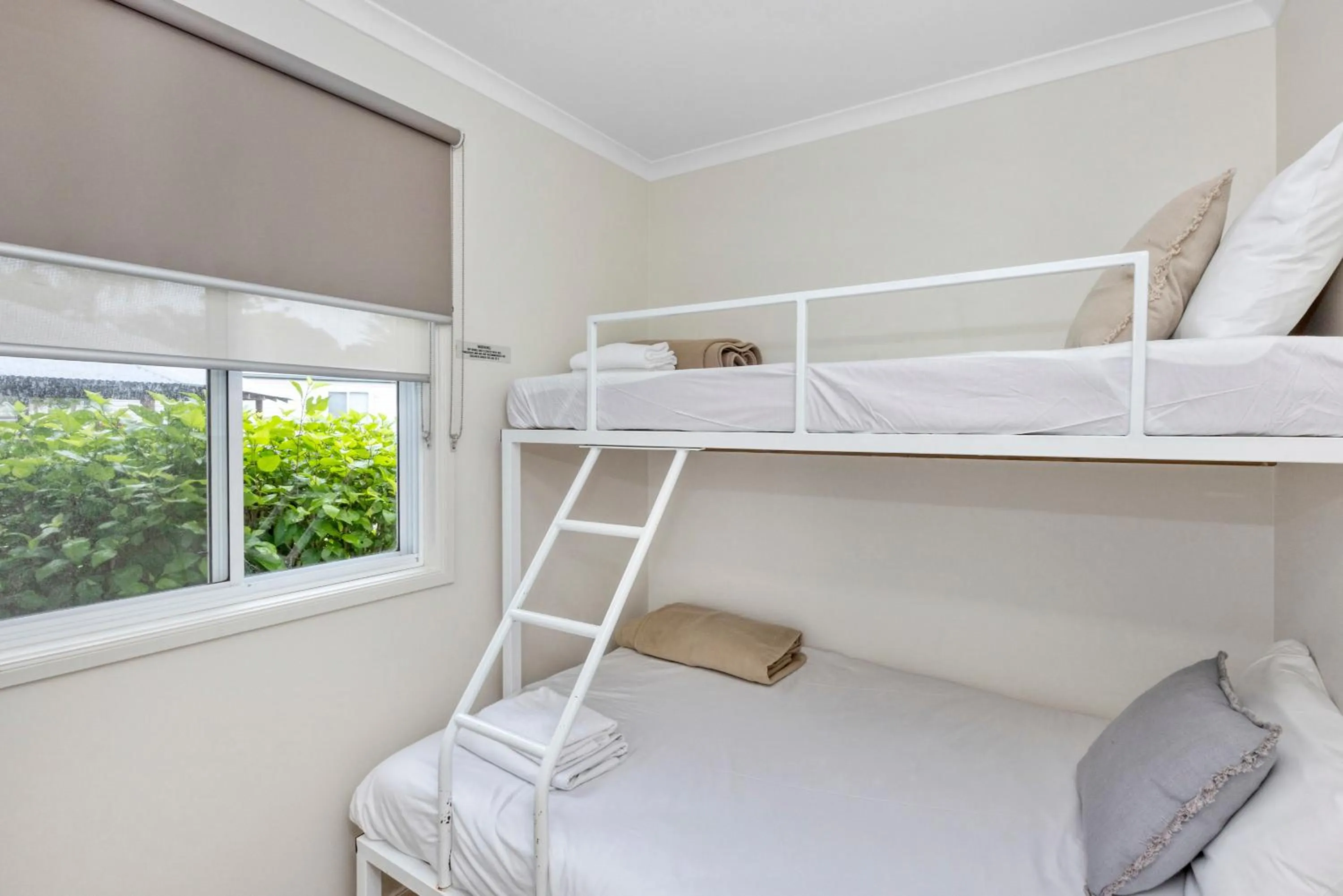 Bedroom, Bed in Reflections Urunga - Holiday Park