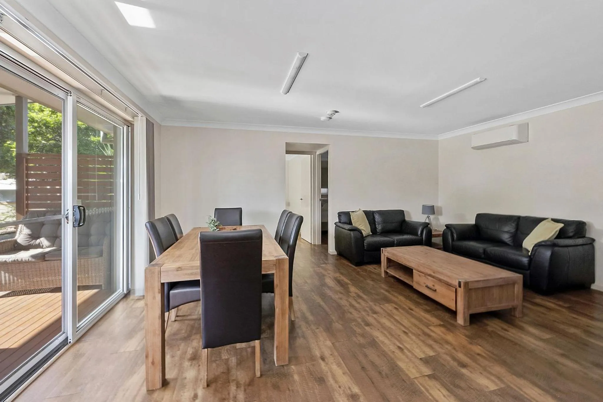 Living room in Reflections Urunga - Holiday Park