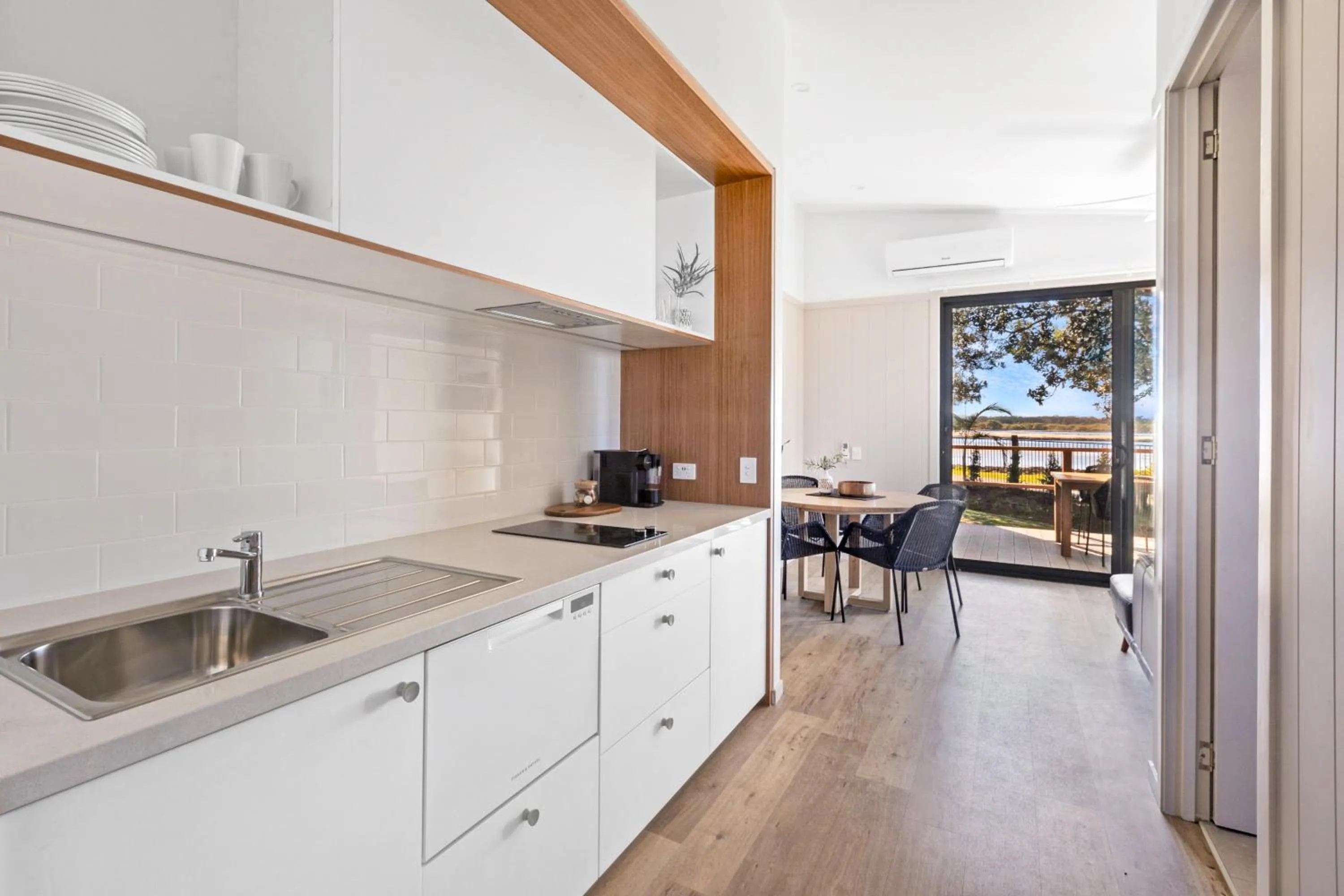 Kitchen or kitchenette in Reflections Urunga - Holiday Park