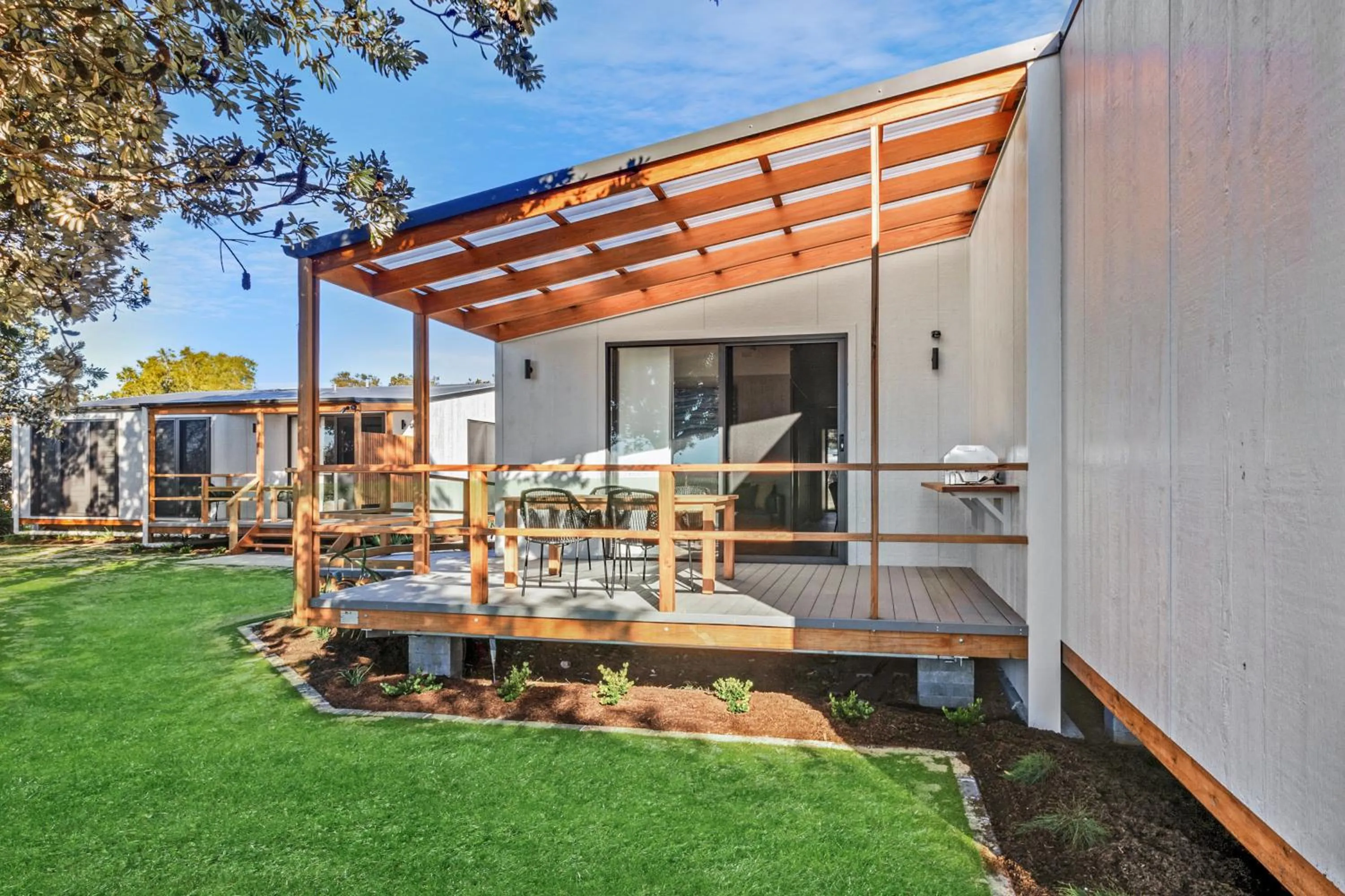 Balcony/Terrace in Reflections Urunga - Holiday Park