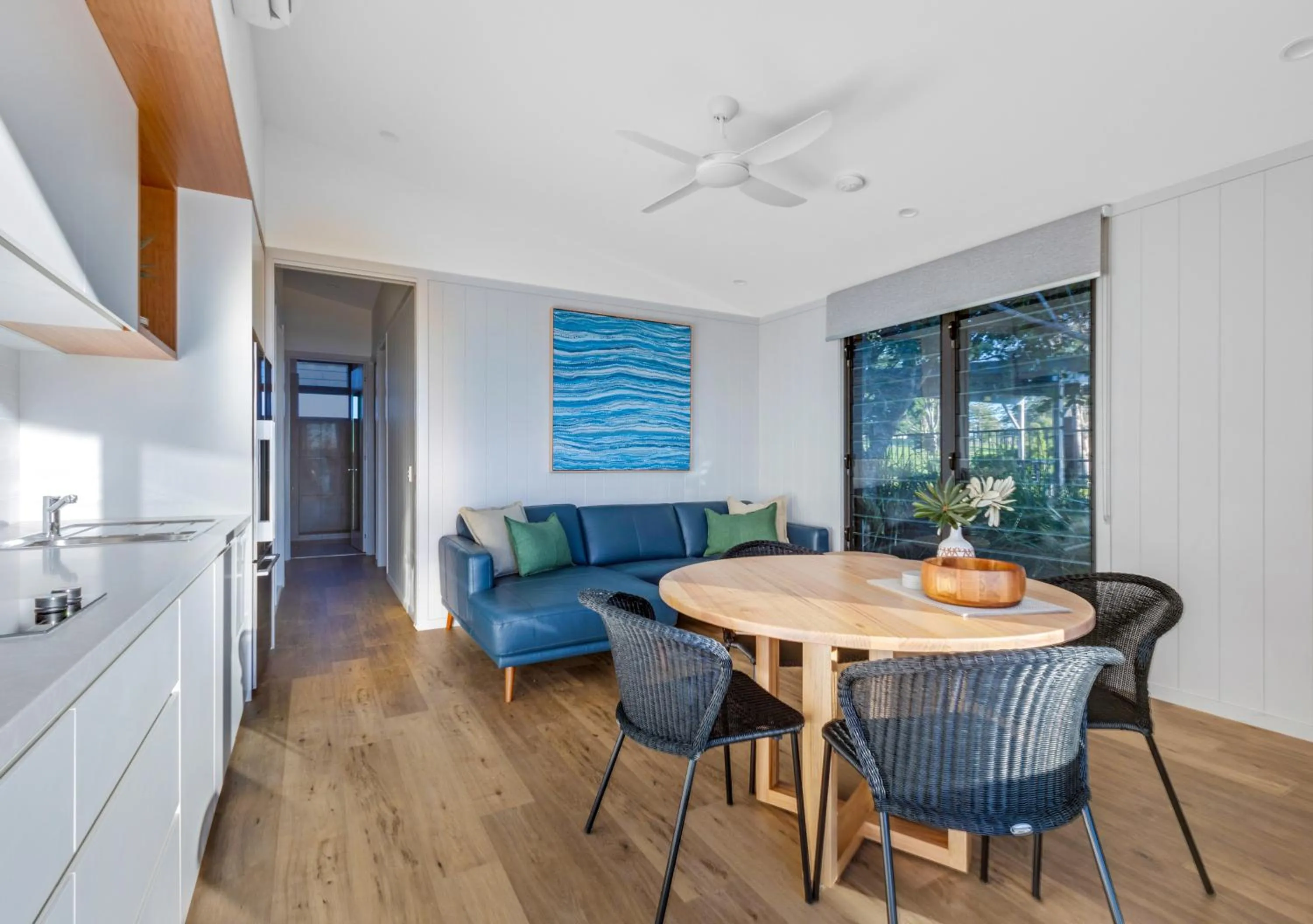 Kitchen or kitchenette in Reflections Urunga - Holiday Park