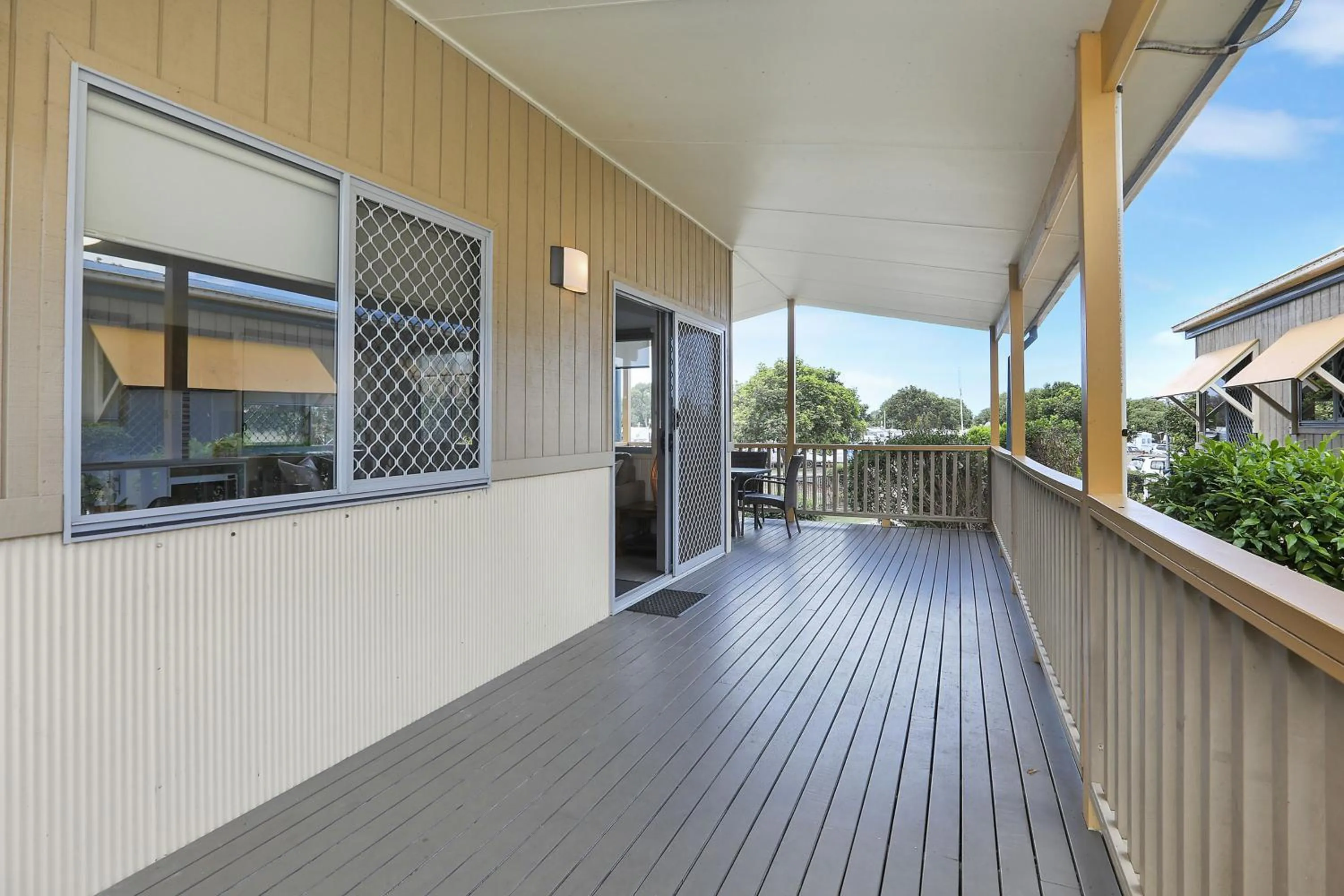 Balcony/Terrace in Reflections Urunga - Holiday Park