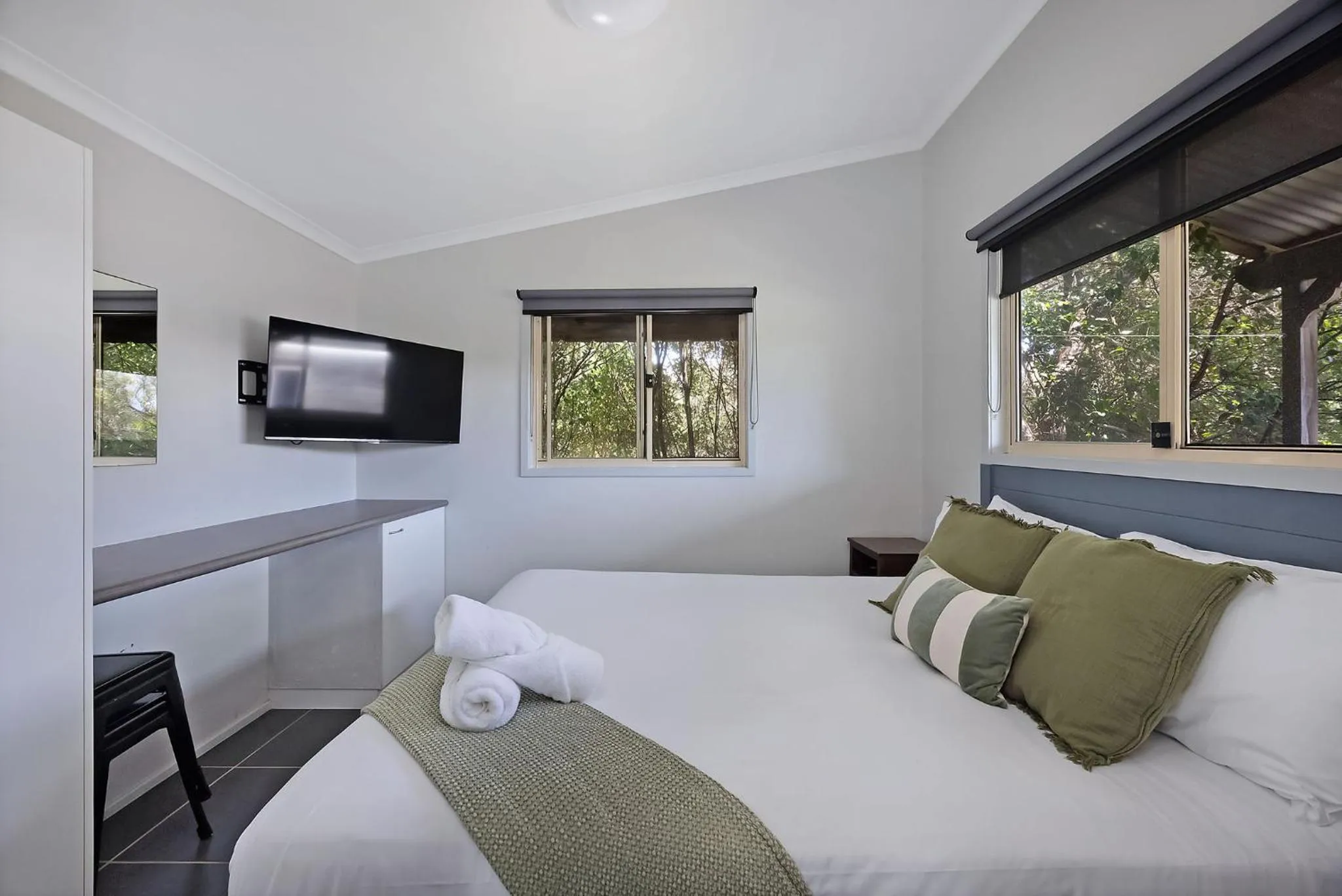 Bedroom, Bed in Reflections Nambucca Heads - Holiday Park