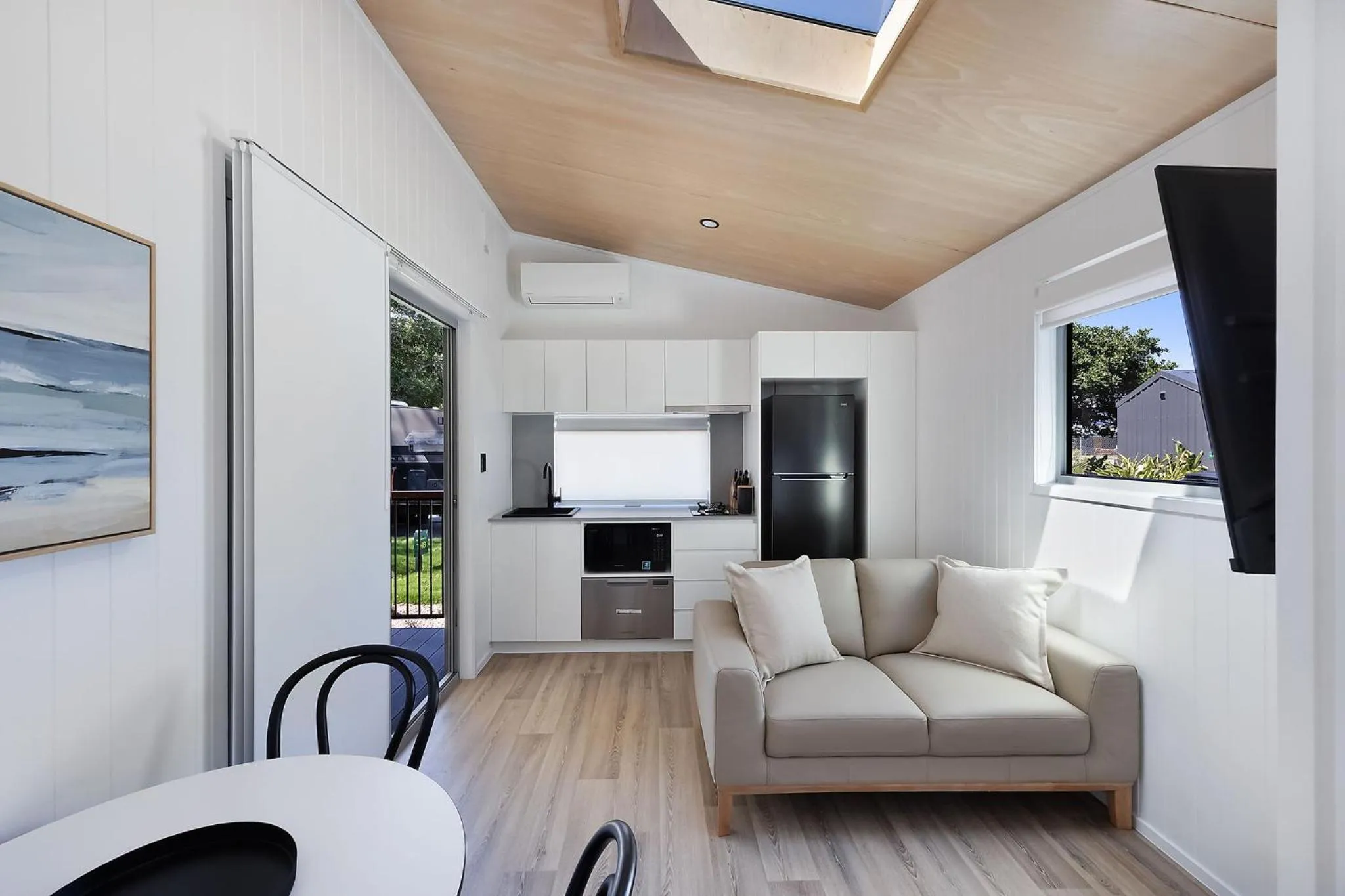 Living room in Reflections Scotts Head - Holiday Park