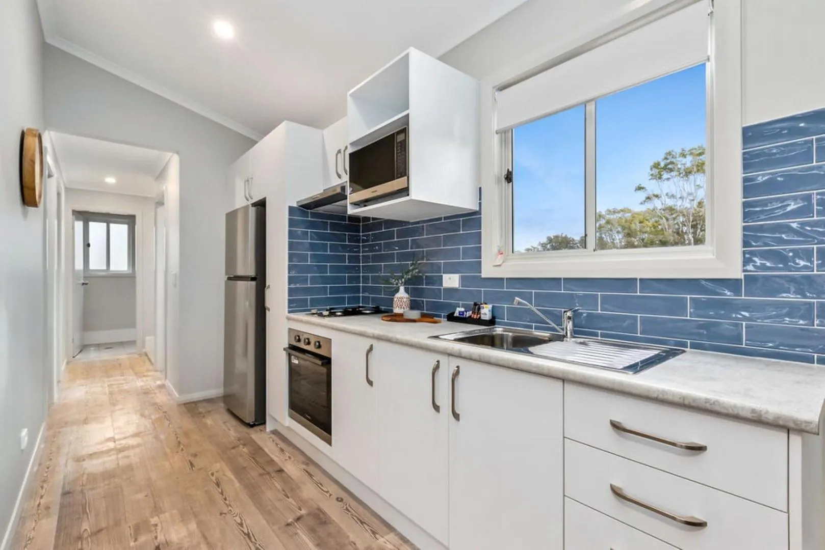 Kitchen or kitchenette in Reflections Scotts Head - Holiday Park