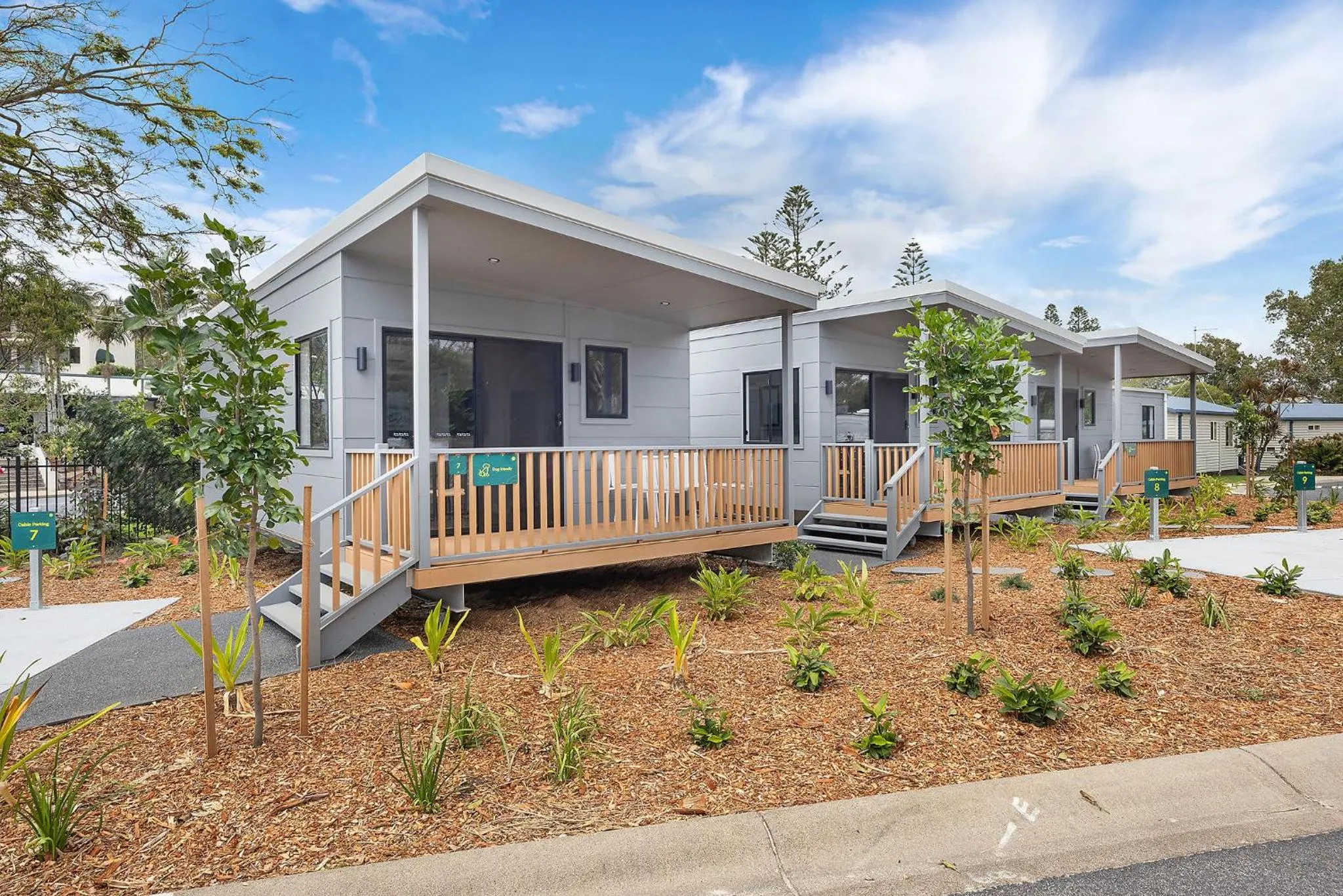 Garden view in Reflections Scotts Head - Holiday Park