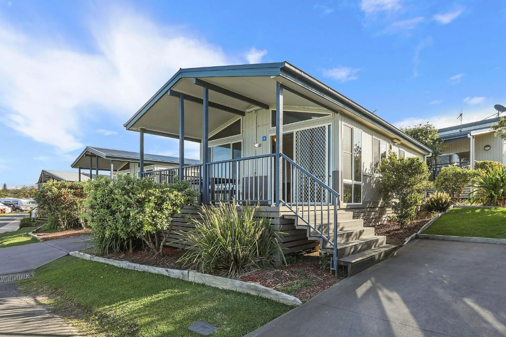 Property building in Reflections Bonny Hills - Holiday Park
