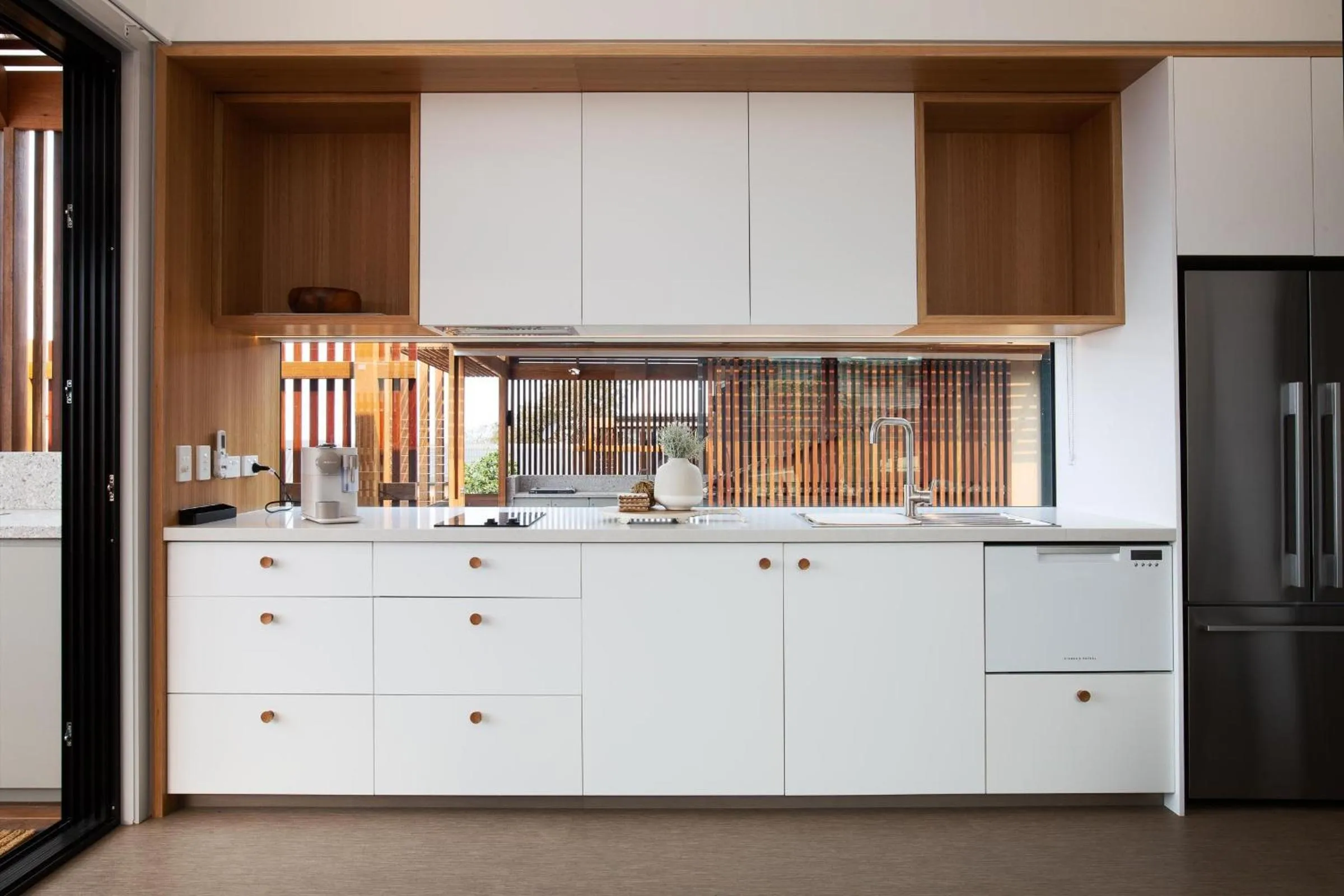 Kitchen or kitchenette in Reflections Bonny Hills - Holiday Park