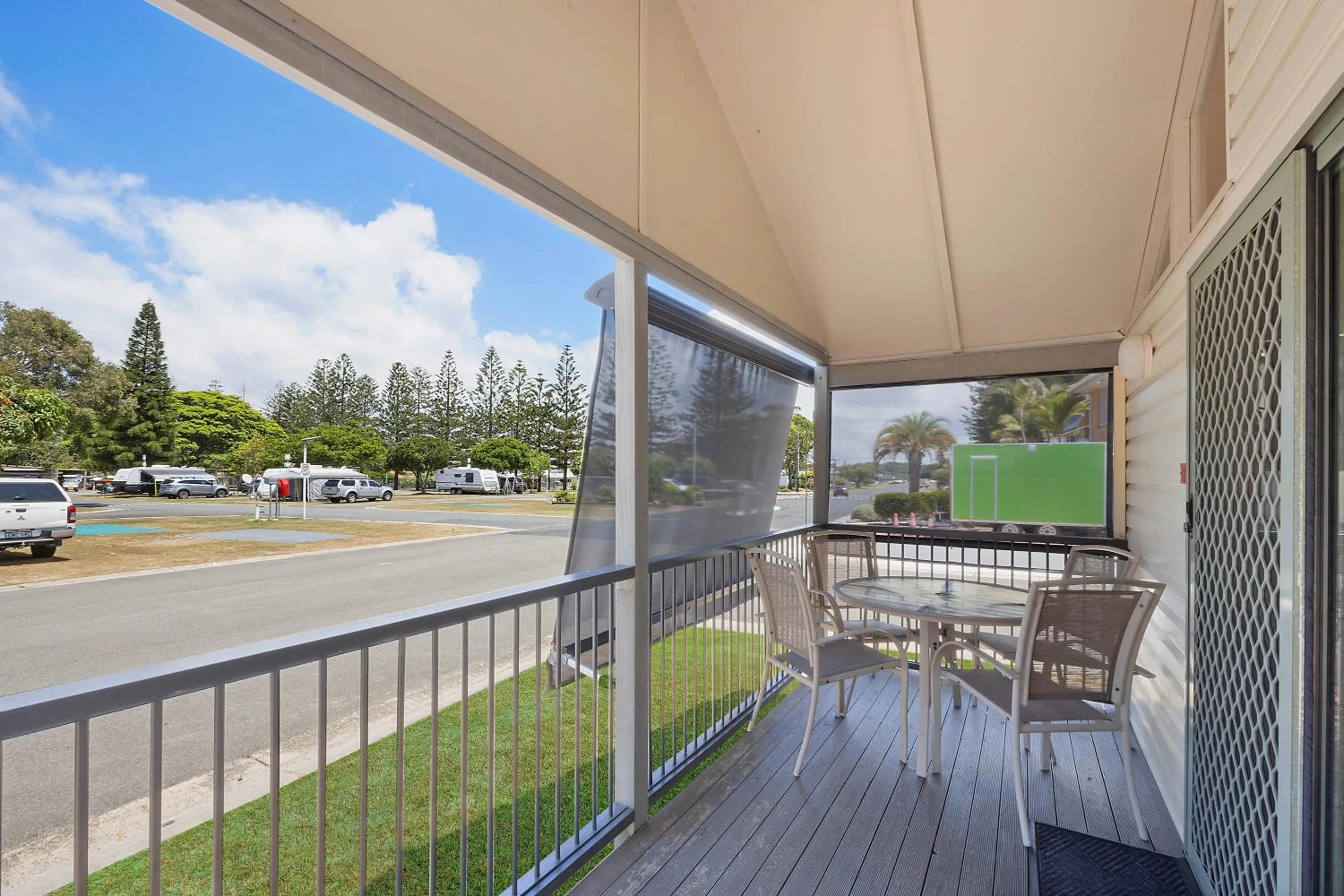 Balcony/Terrace in Reflections Tuncurry - Holiday Park