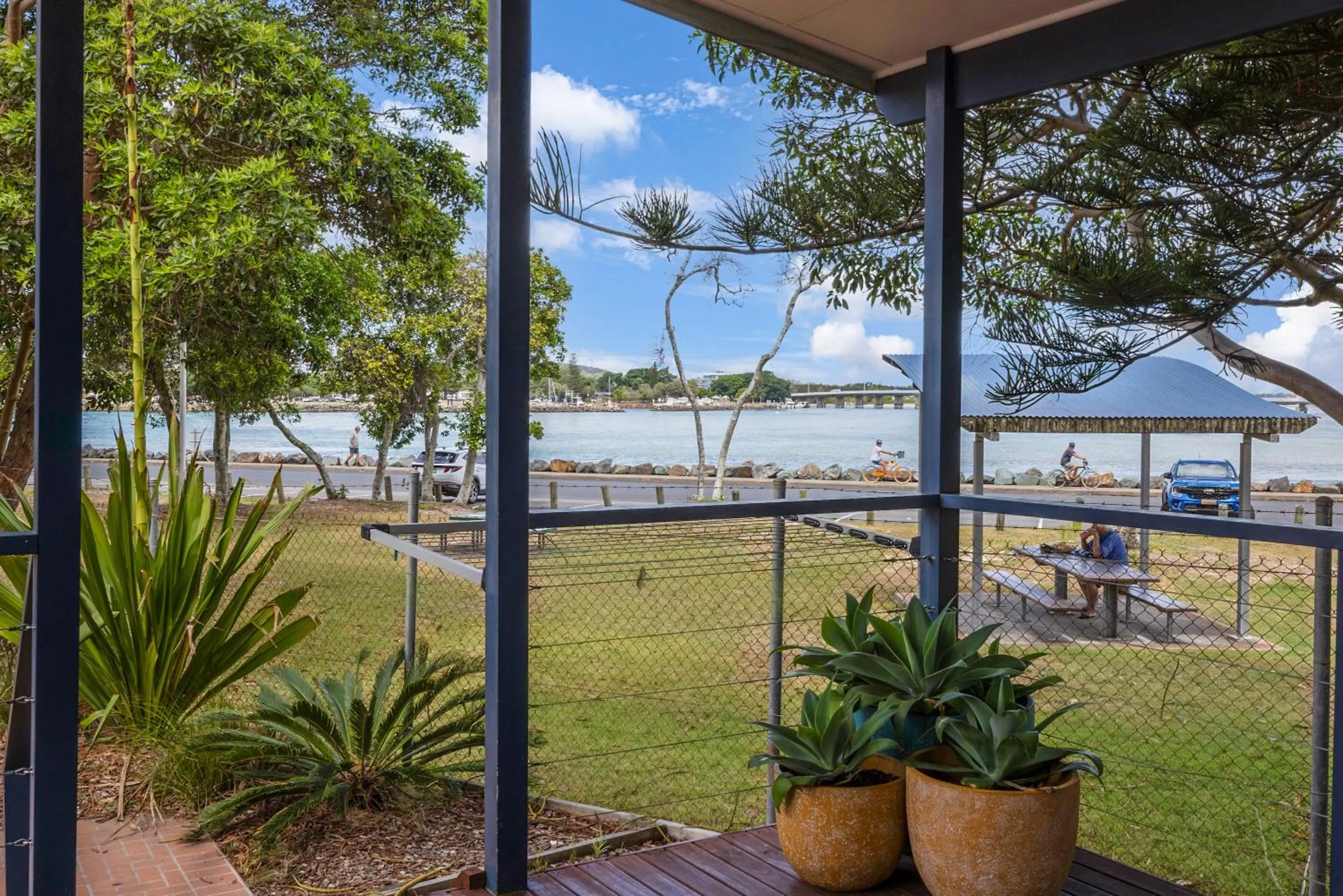 Garden view in Reflections Tuncurry - Holiday Park