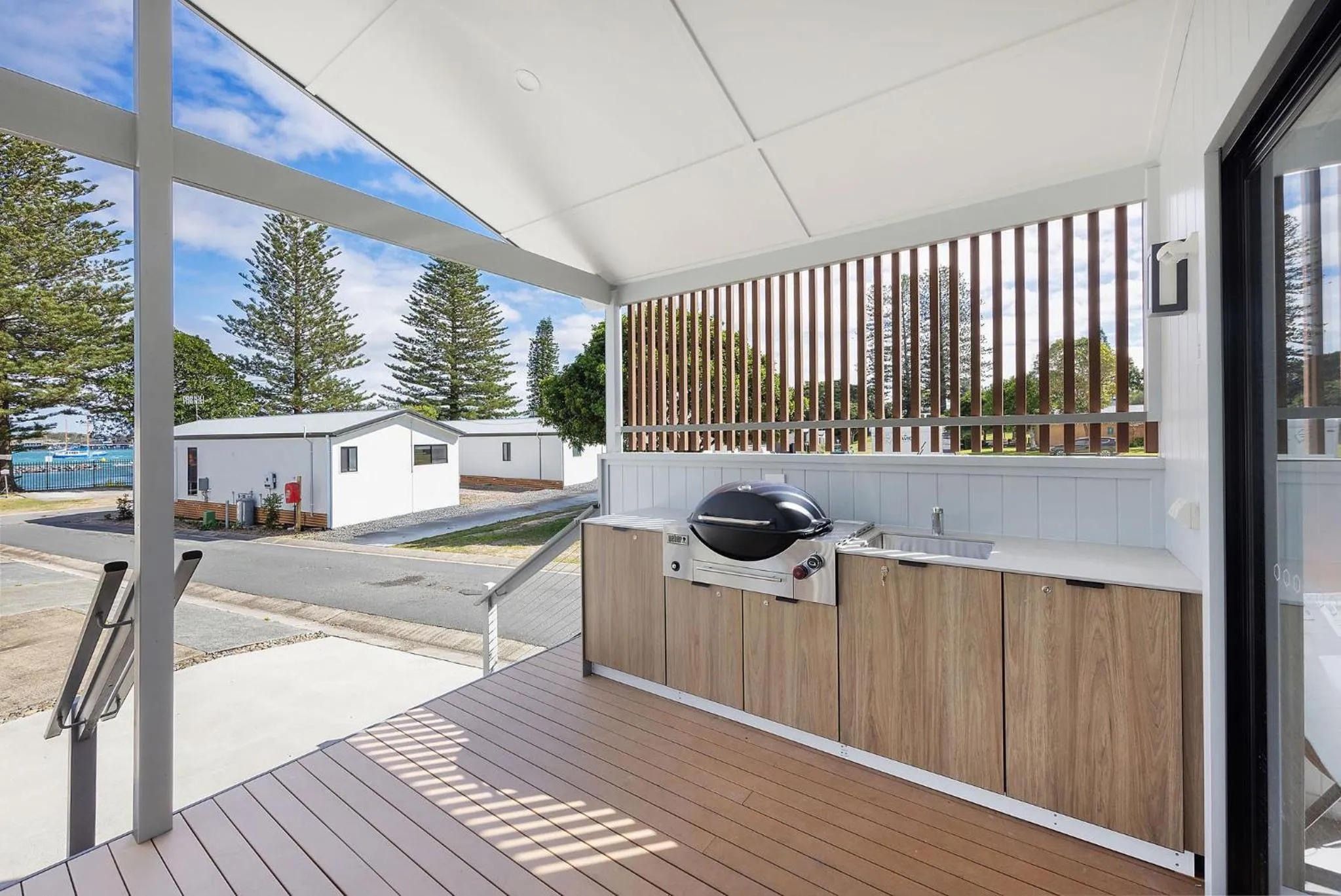 BBQ facilities in Reflections Forster Beach - Holiday Park