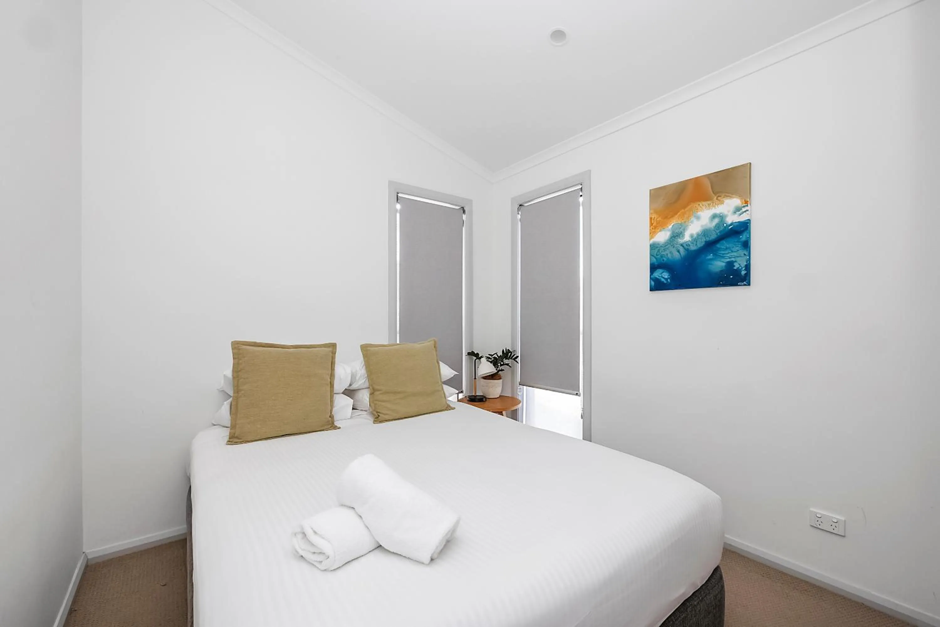 Bedroom, Bed in Reflections Forster Beach - Holiday Park