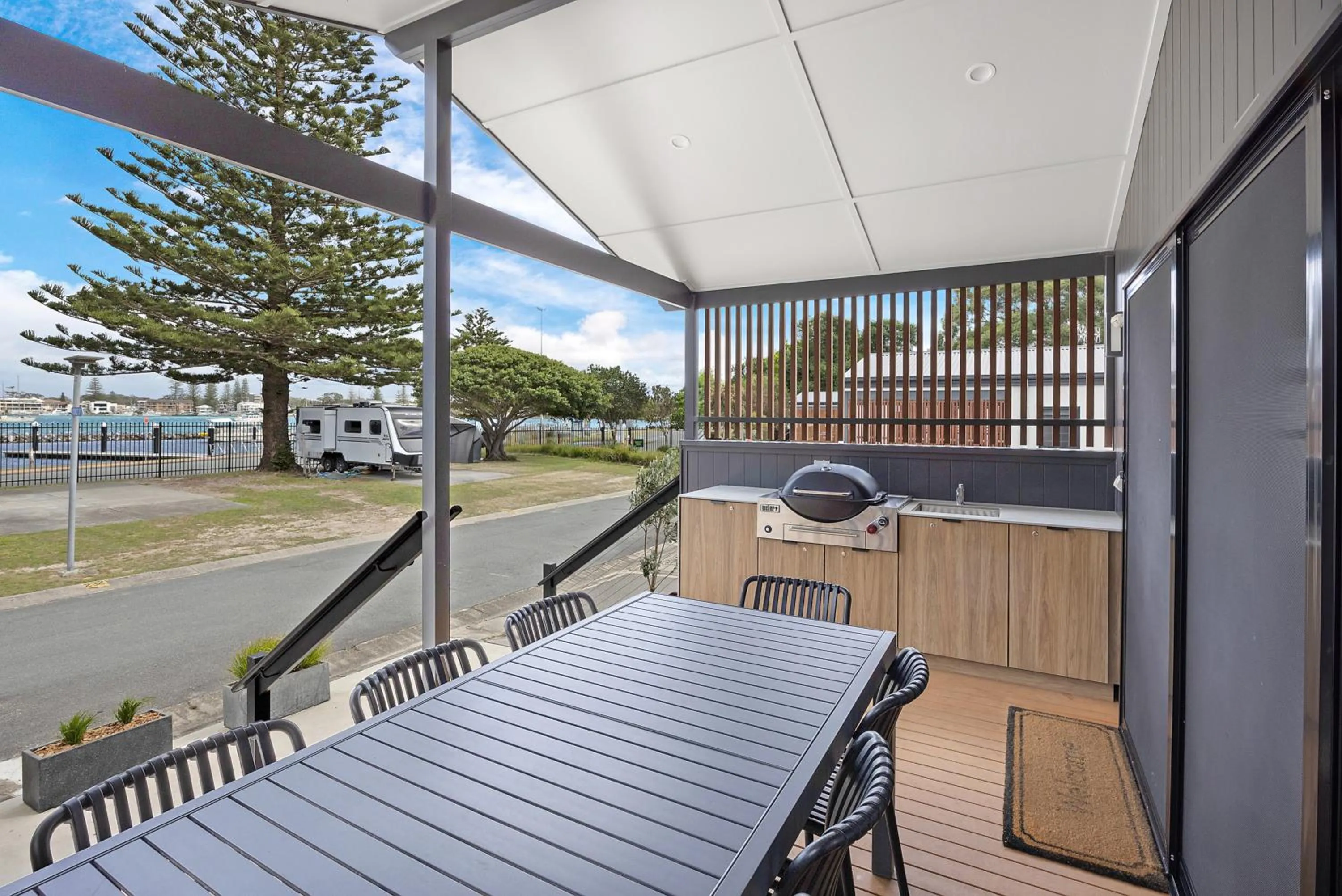 BBQ facilities in Reflections Forster Beach - Holiday Park